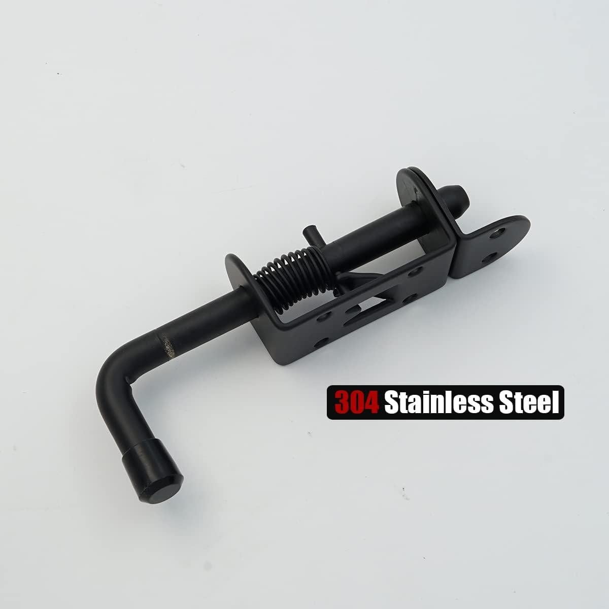 Pasador de Resorte JQK 5" Acero Inoxidable Negro HSB300-BK