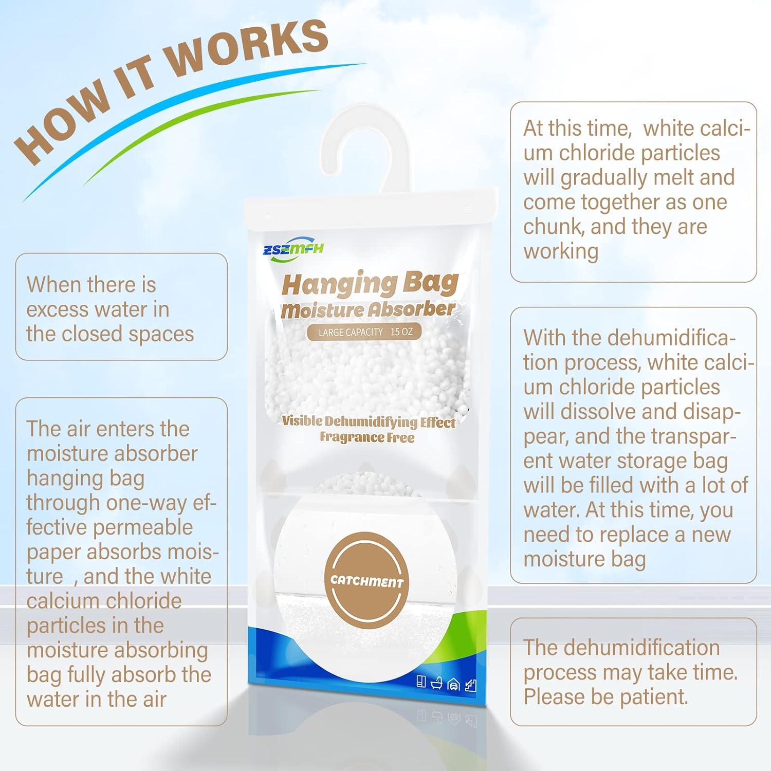 Bolsas Deshumidificadoras ZSZMFH 8 Paquetes 425g Sin Olor
