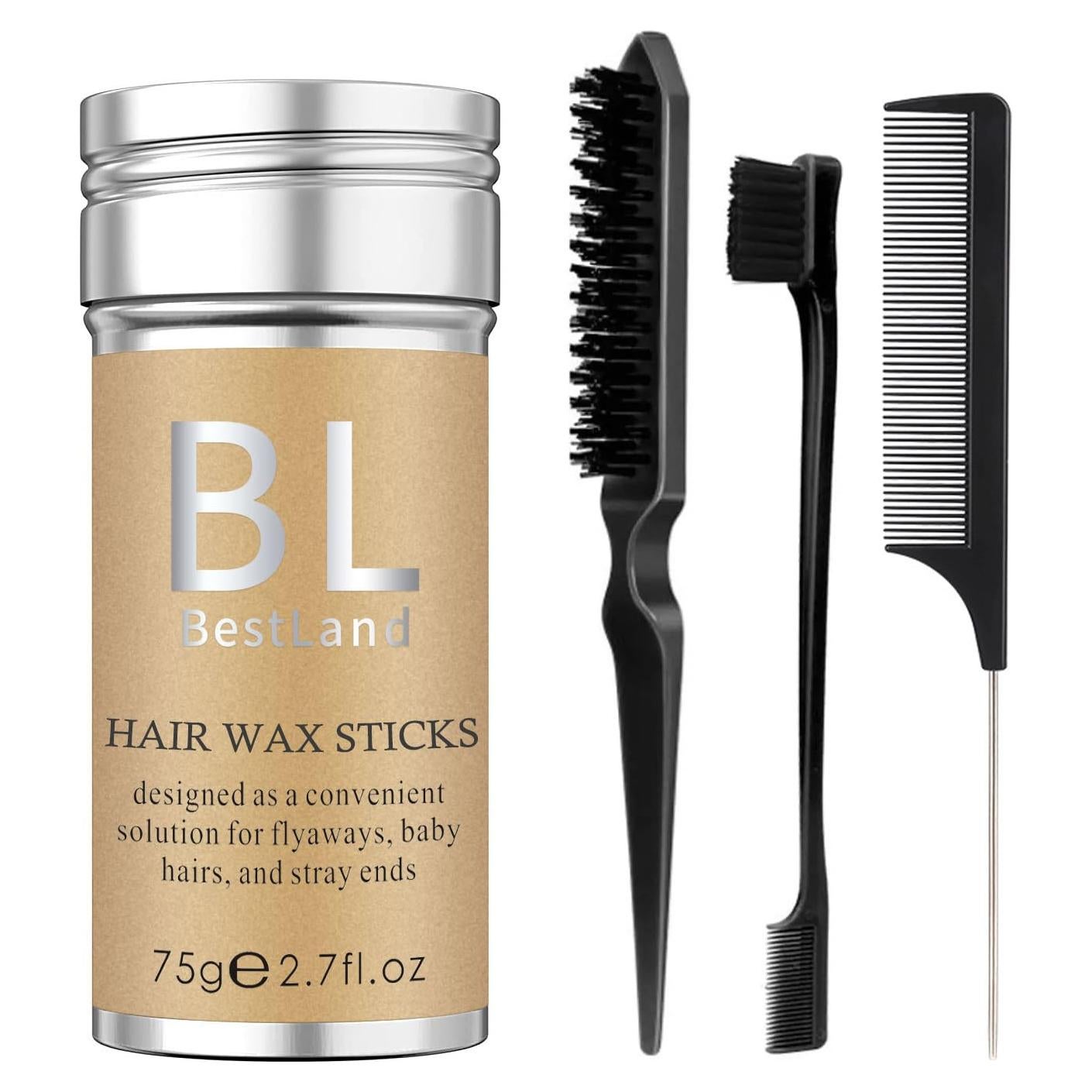 Juego de Cera para Cabello BestLand - 4 Piezas, Negro