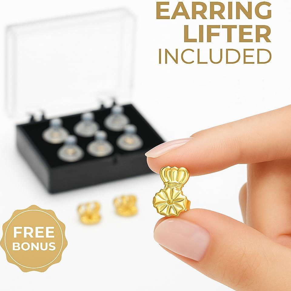 Respaldos de Aretes de Silicona Hipoalergénicos Anchora 6 Pcs