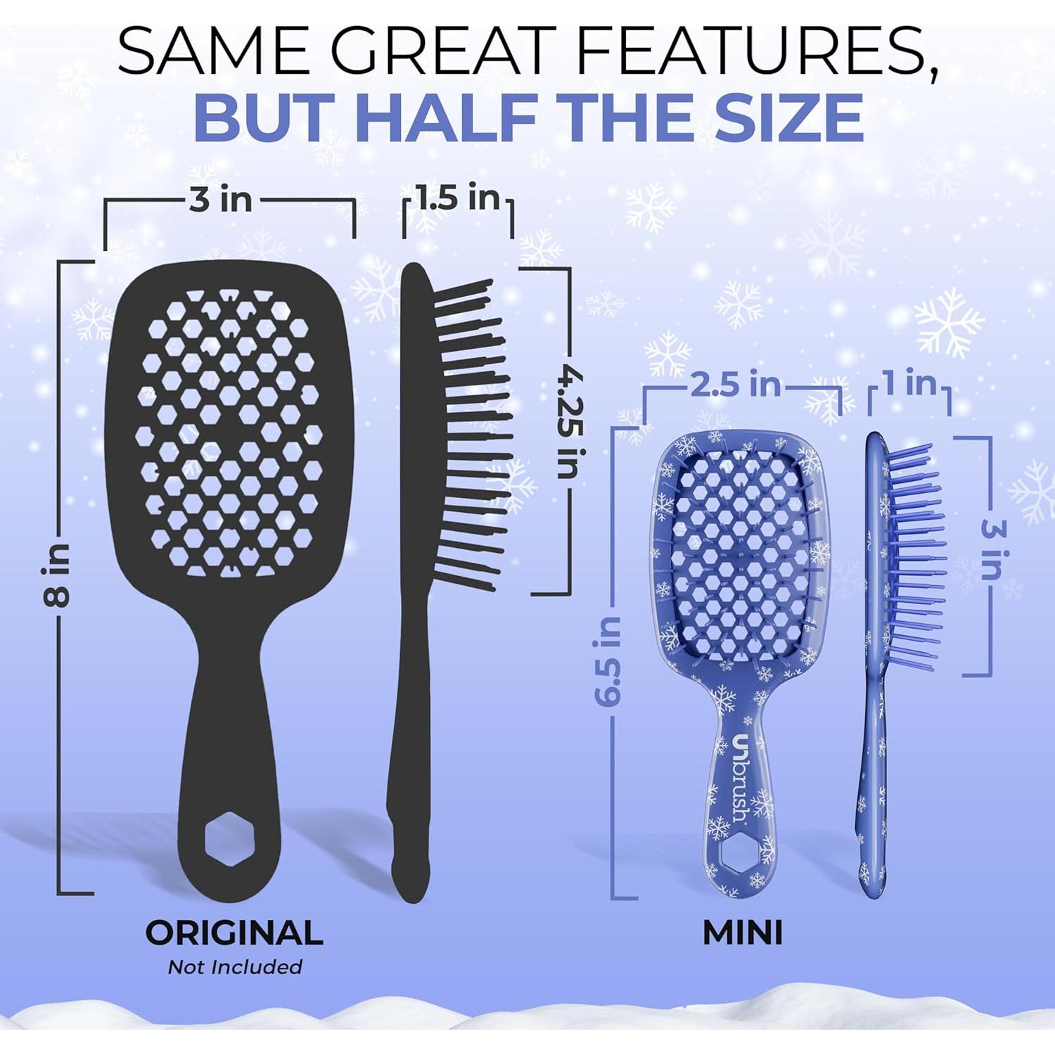 Cepillo de Pelo Mini UNbrush FHI Heat Azul Helado 17.78cm