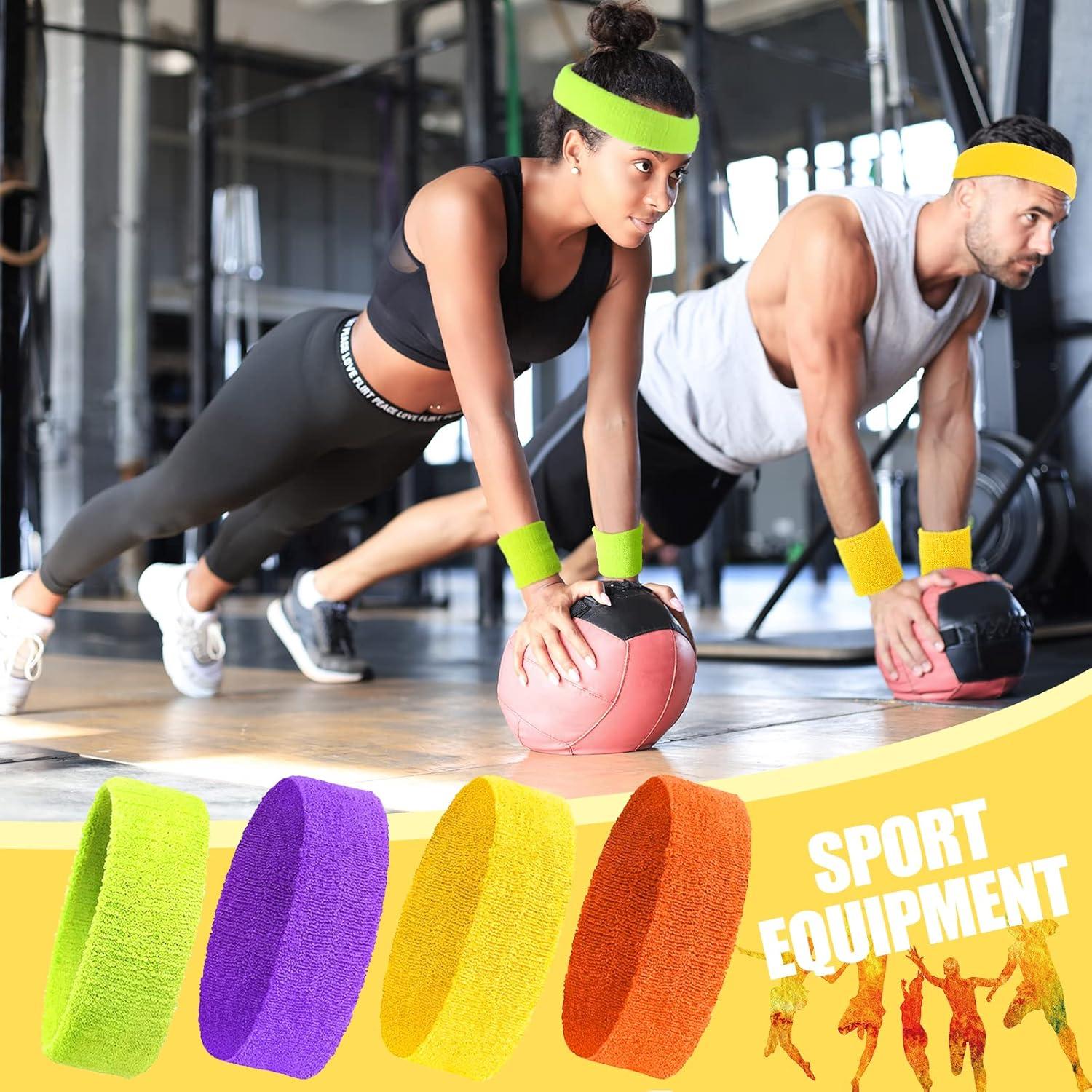 Conjunto de Ejercicio Neón Hillban - 4 Piezas para Mujeres y Hombres