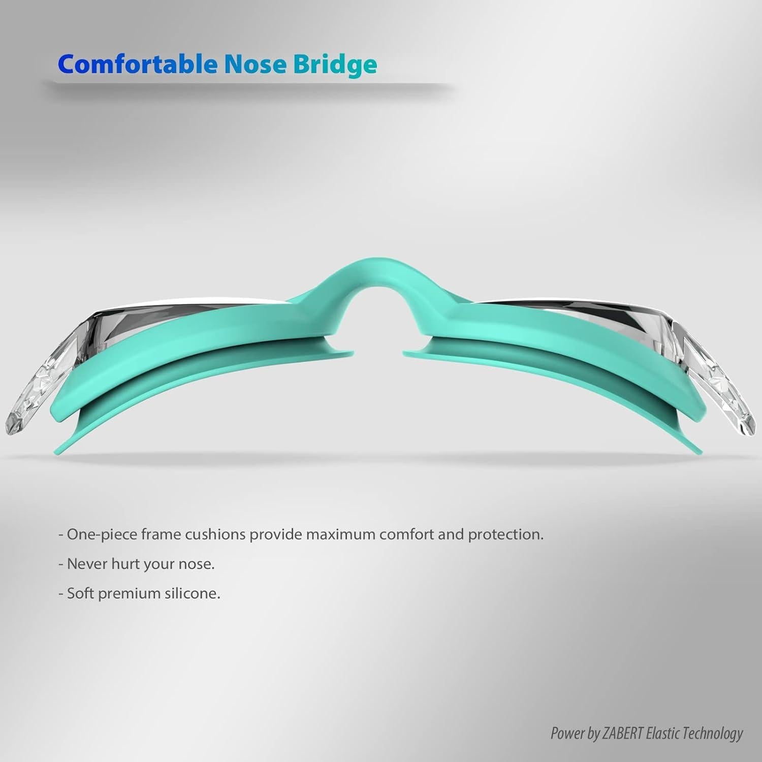 Paquete de 2 Gafas de Natación Unisex ZABERT con Protección UV