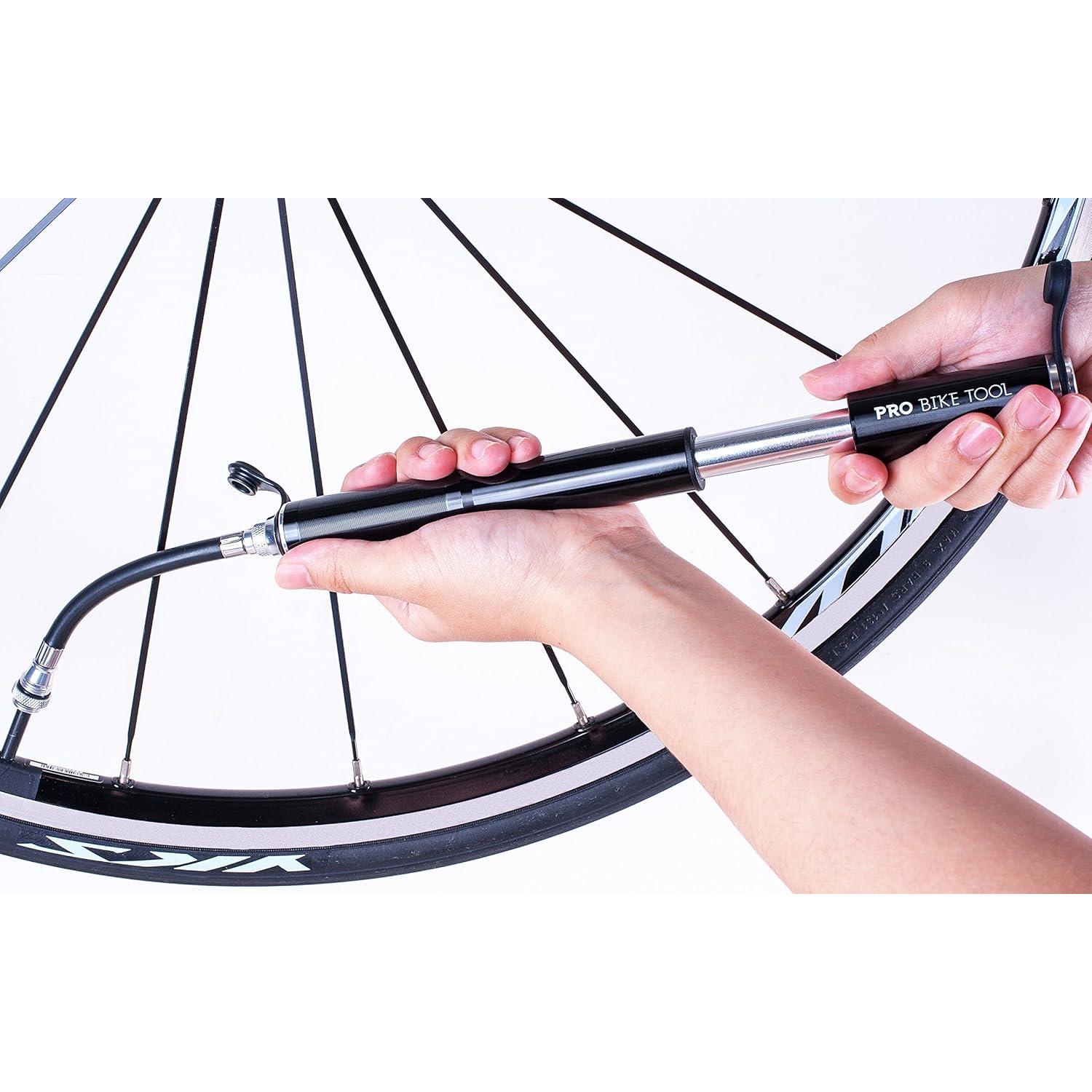 Bomba de Neumáticos Mini PRO BIKE TOOL - Inflación Rápida 100 PSI