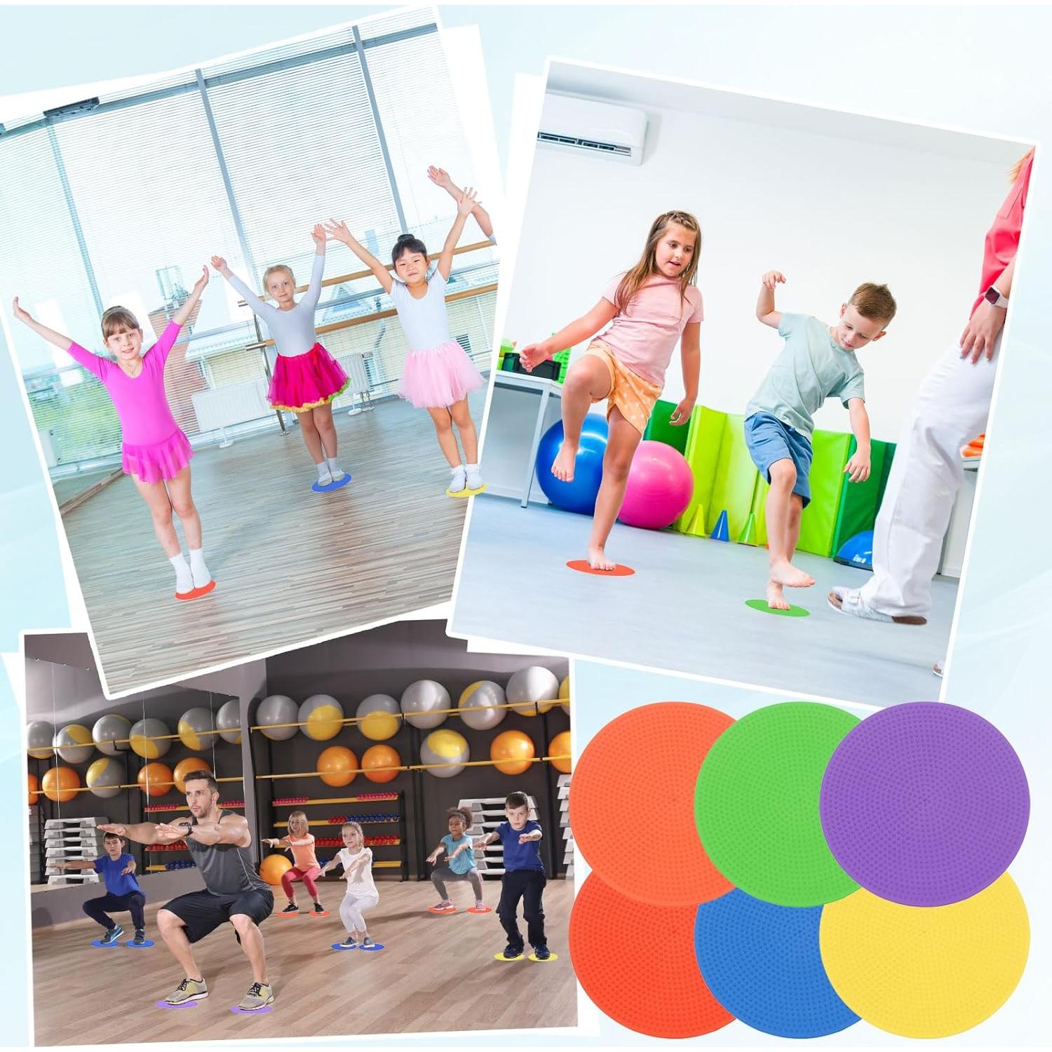 Marcadores de Punto PATIKIL 23 cm TPE Antideslizantes 6 Piezas