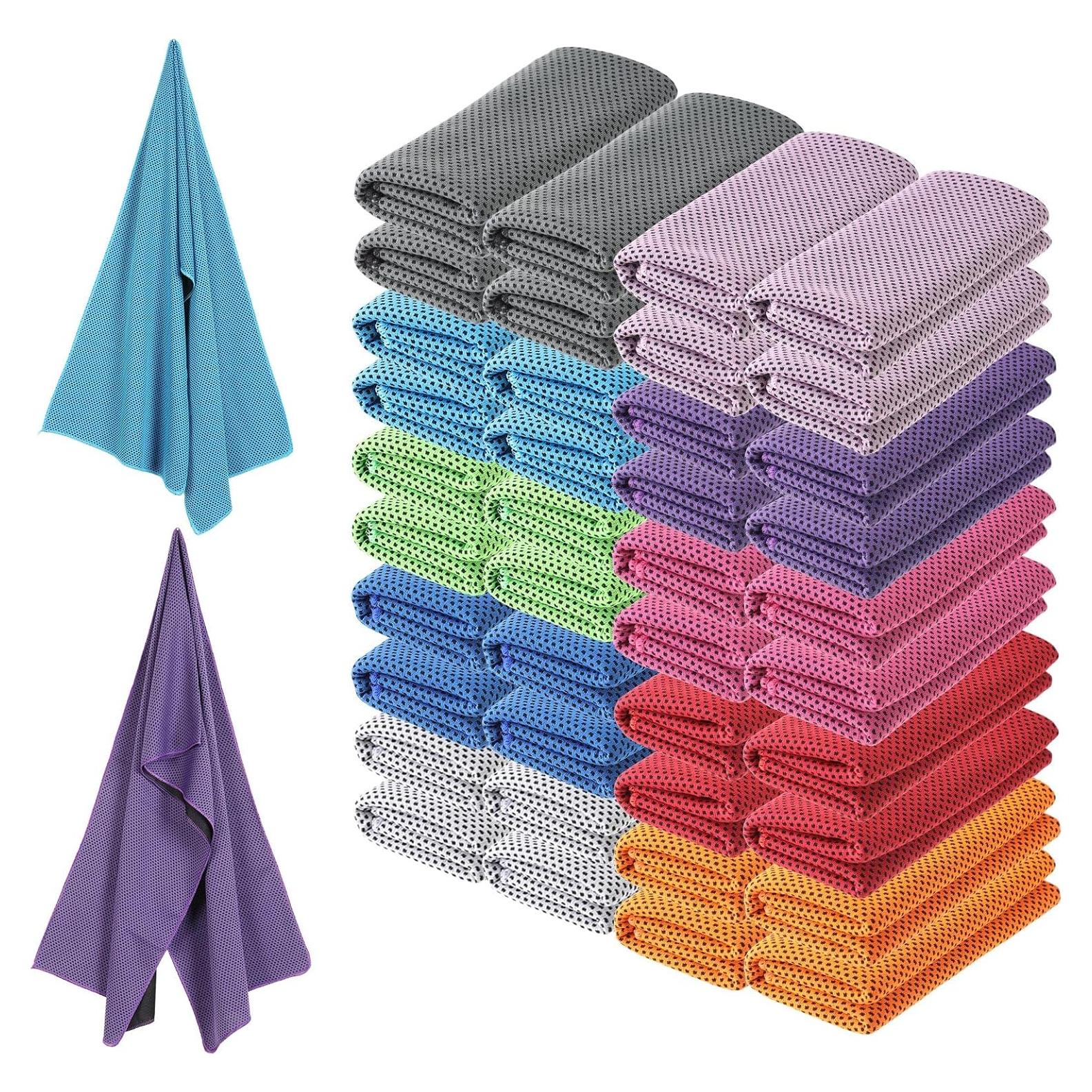 Toallas Enfriadoras de Microfibra Hosuly 40 Pcs 120x30 cm