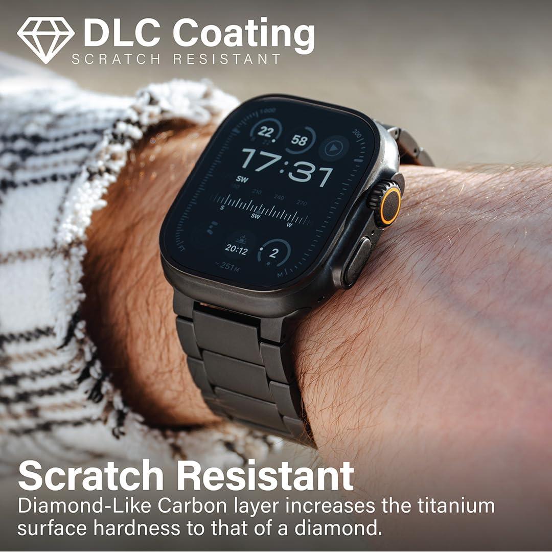 Banda de Titanio KORDIZ T01 Pro Max para Apple Watch 49mm