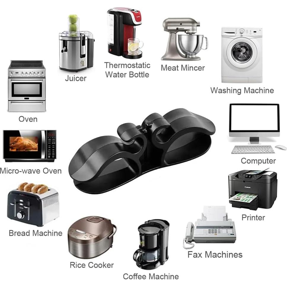 Organizador de Cables para Electrodomésticos Fxkoolr - Paquete de 4