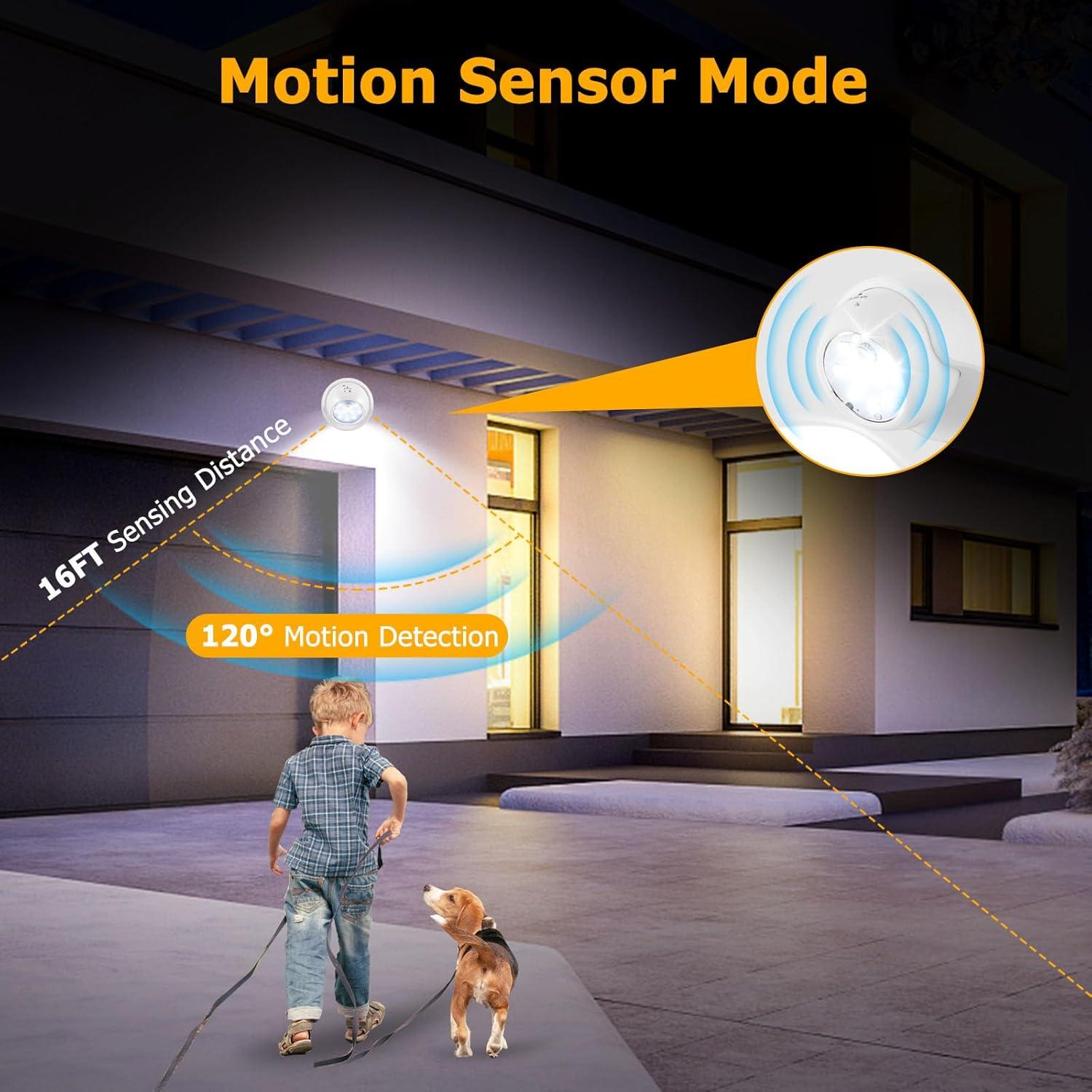 Luces de Sensor de Movimiento LemonBest - 2 Paquetes Inalámbricas