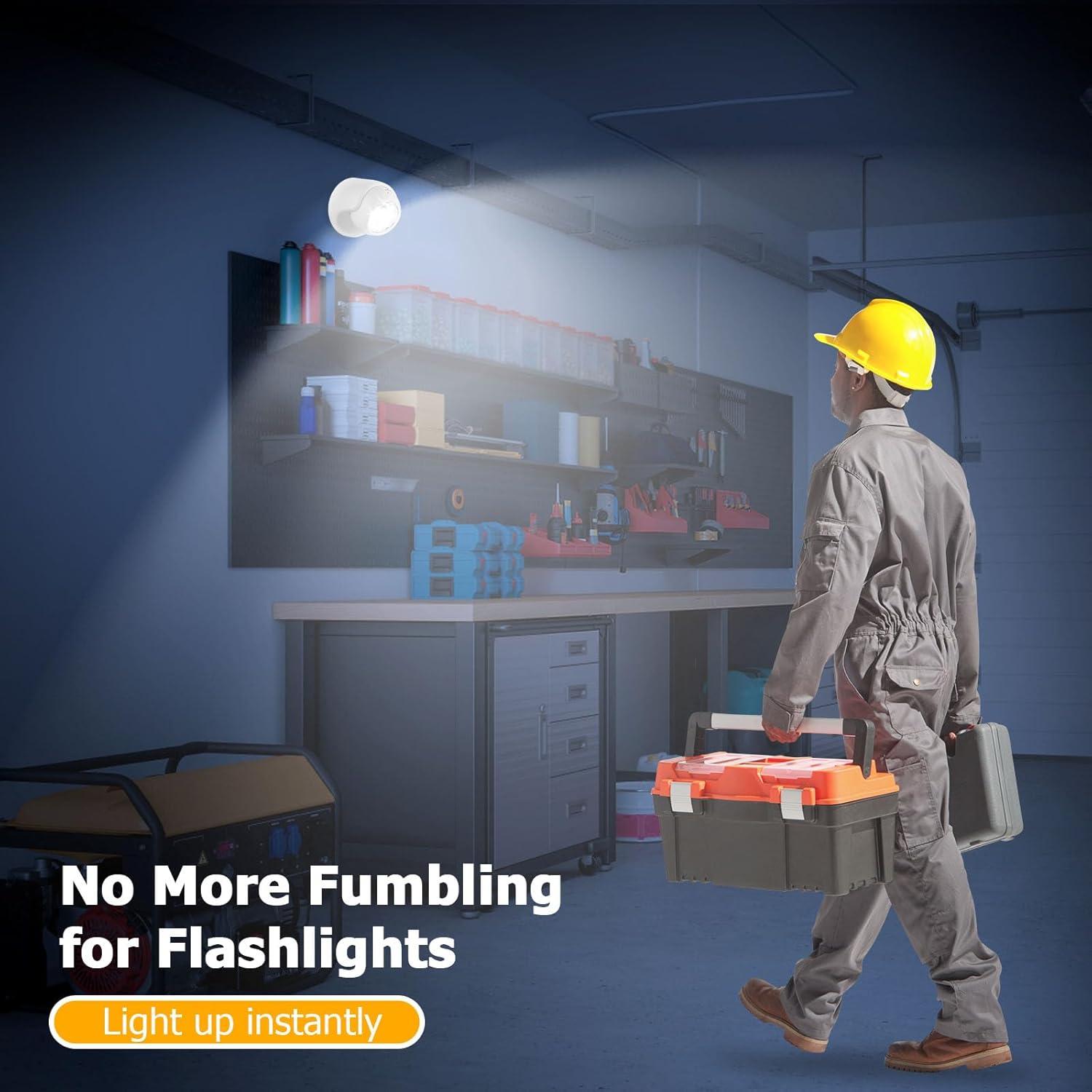 Luces de Sensor de Movimiento LemonBest - 2 Paquetes Inalámbricas