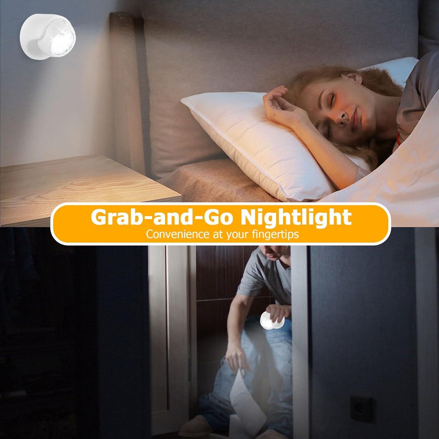 Luces de Sensor de Movimiento LemonBest - 2 Paquetes Inalámbricas