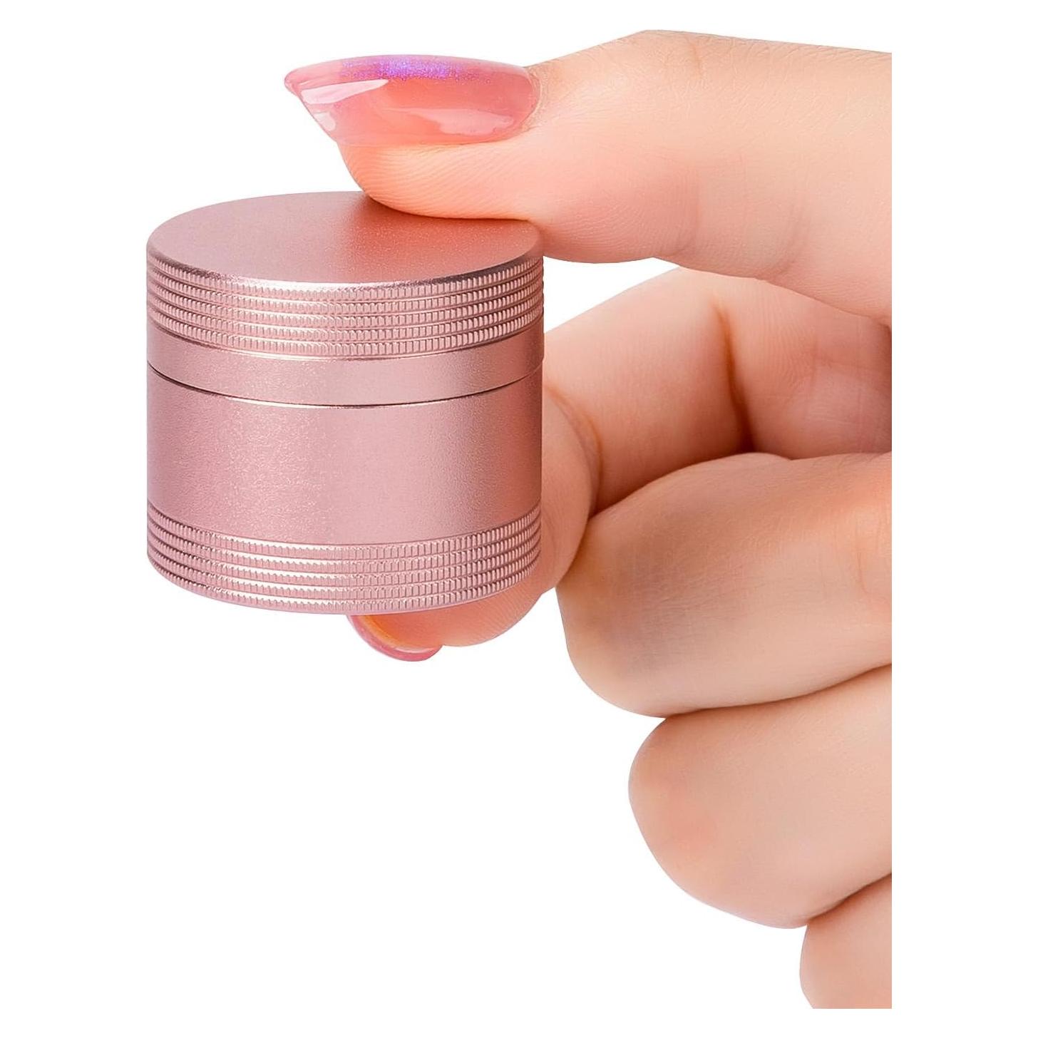 Estuche para Pastillas Pequeño SOBAHIDO - Metal Impermeable Rosa