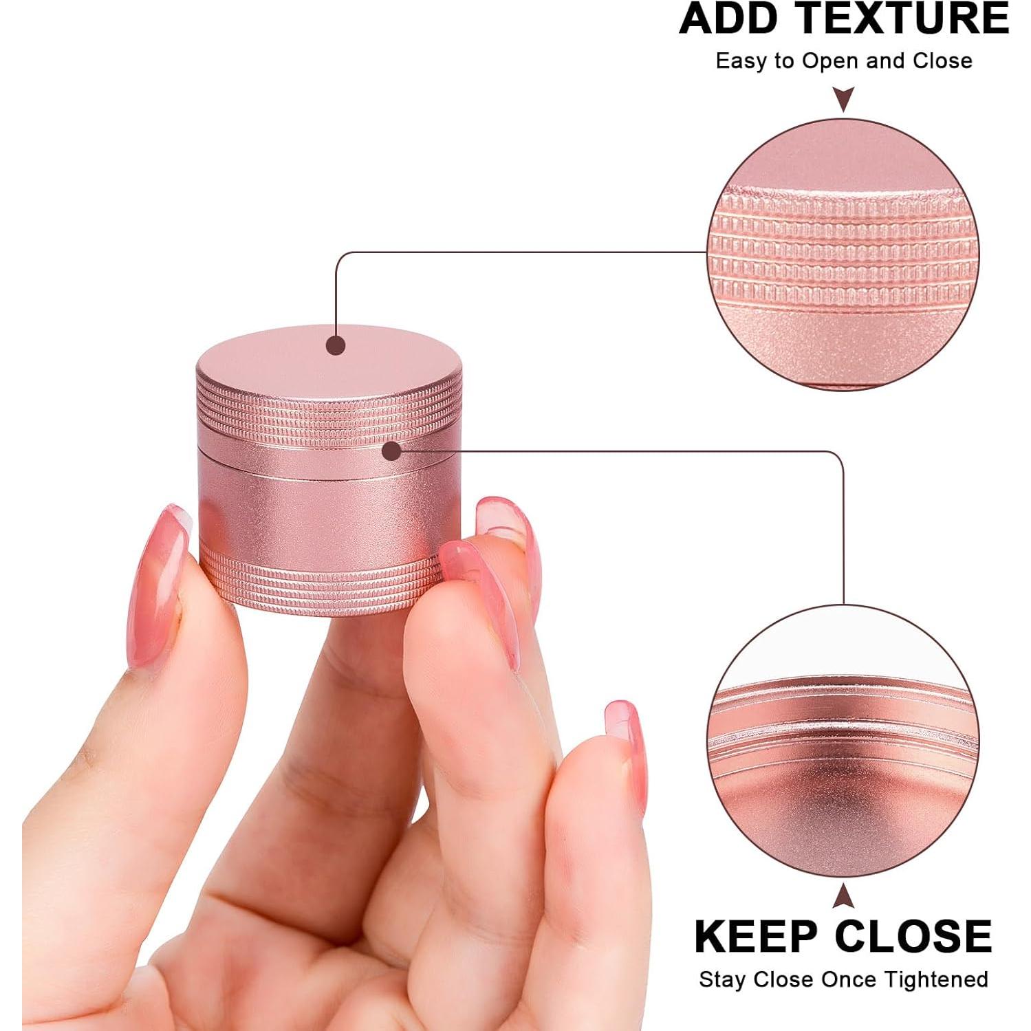 Estuche para Pastillas Pequeño SOBAHIDO - Metal Impermeable Rosa