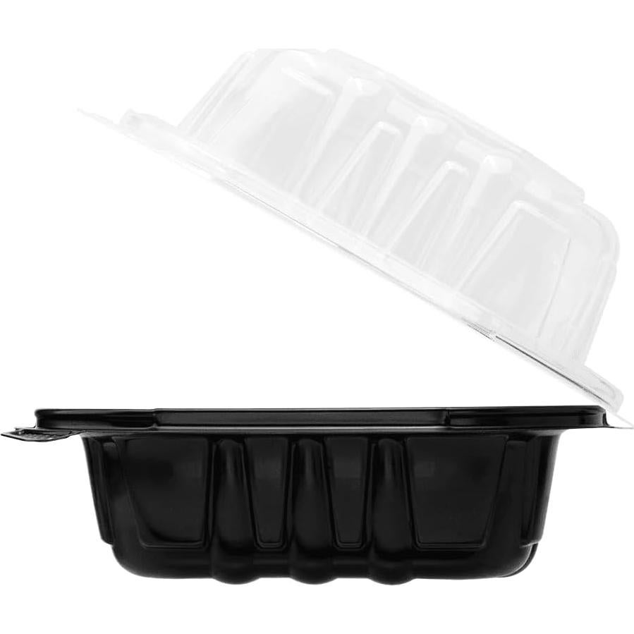 Contenedor con bisagra Karat Premium PP 15.24x15.24cm 1 compartimento