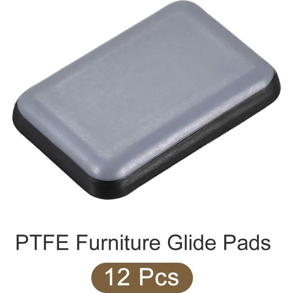 Deslizadores de Muebles PTFE Metallixity 35x25mm 12Pcs