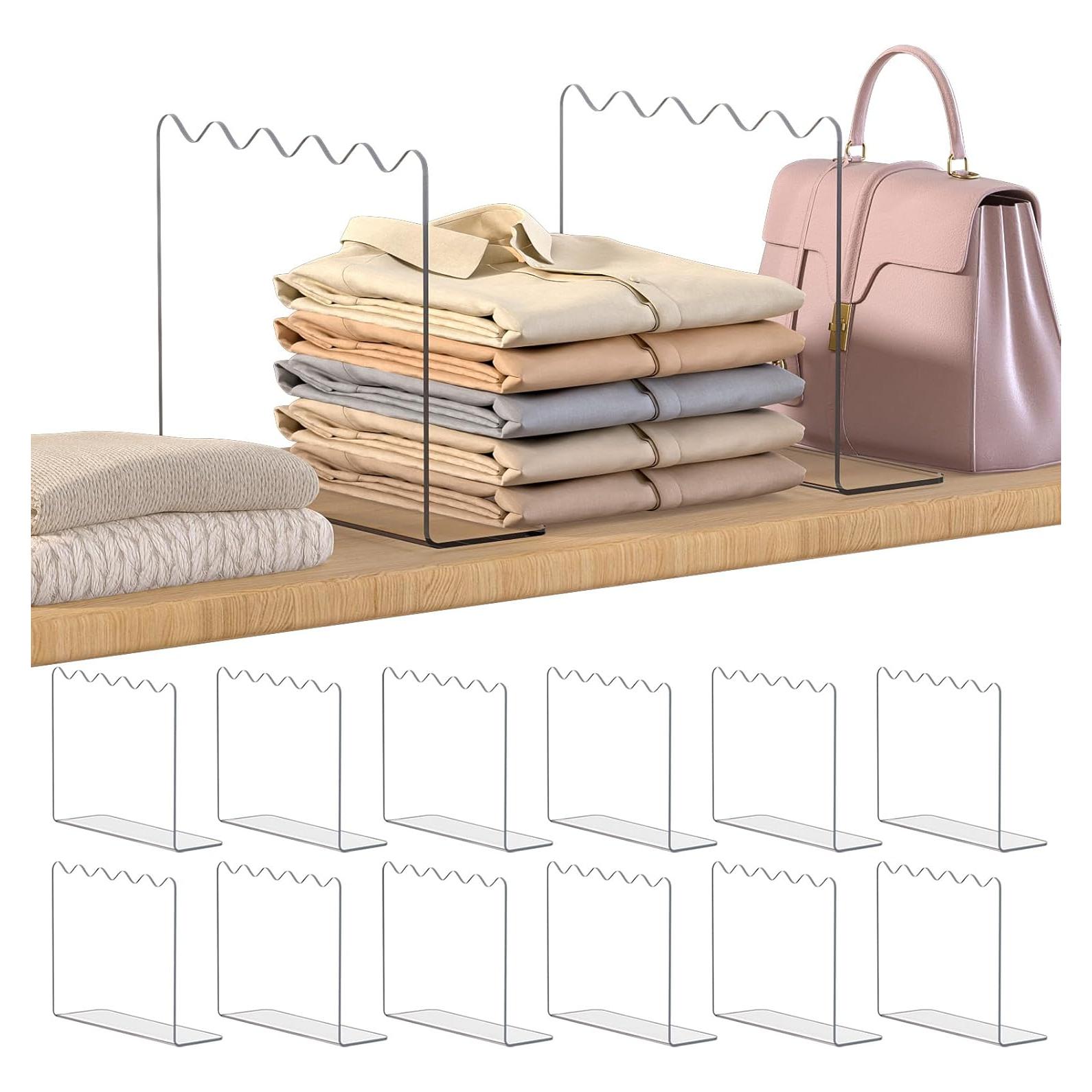 Divisores de Estantería OKPOW 25.4x30.5cm - Paquete de 12