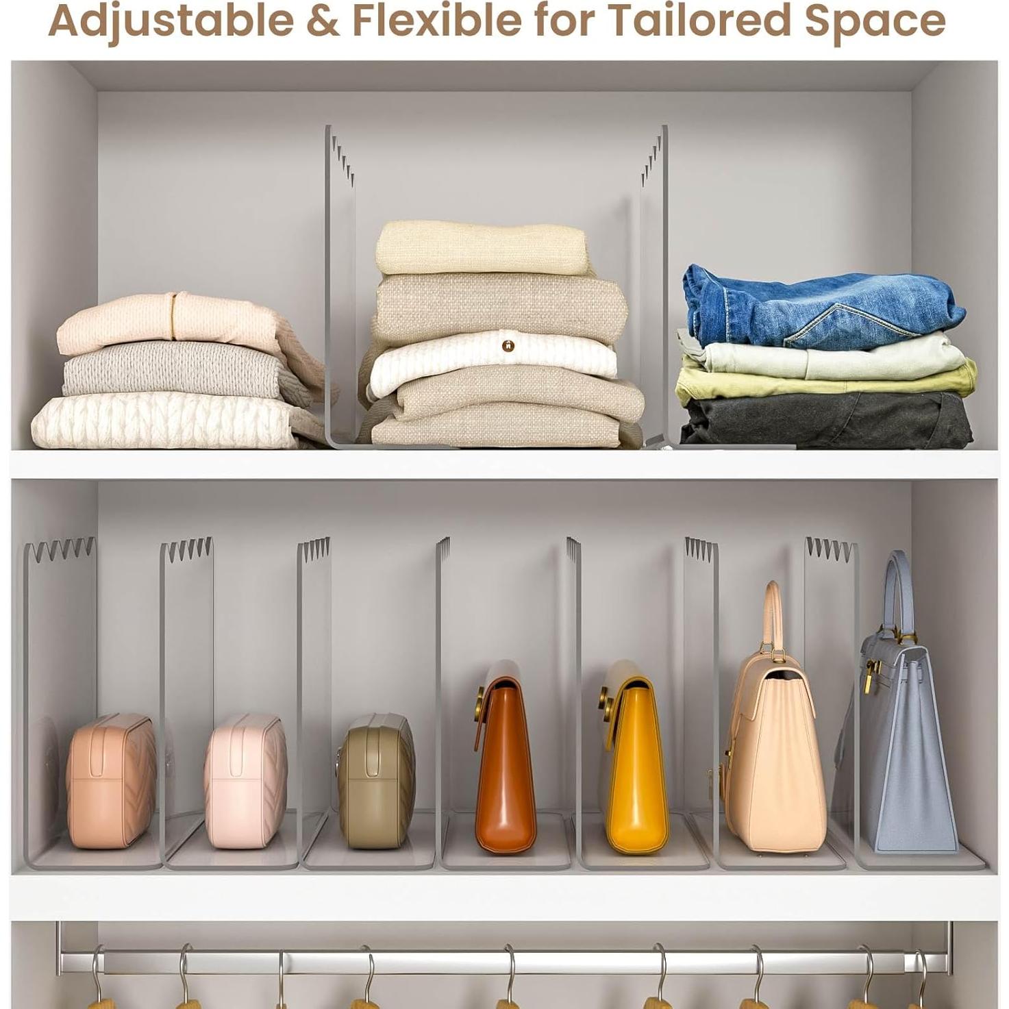 Divisores de Estantería OKPOW 25.4x30.5cm - Paquete de 12