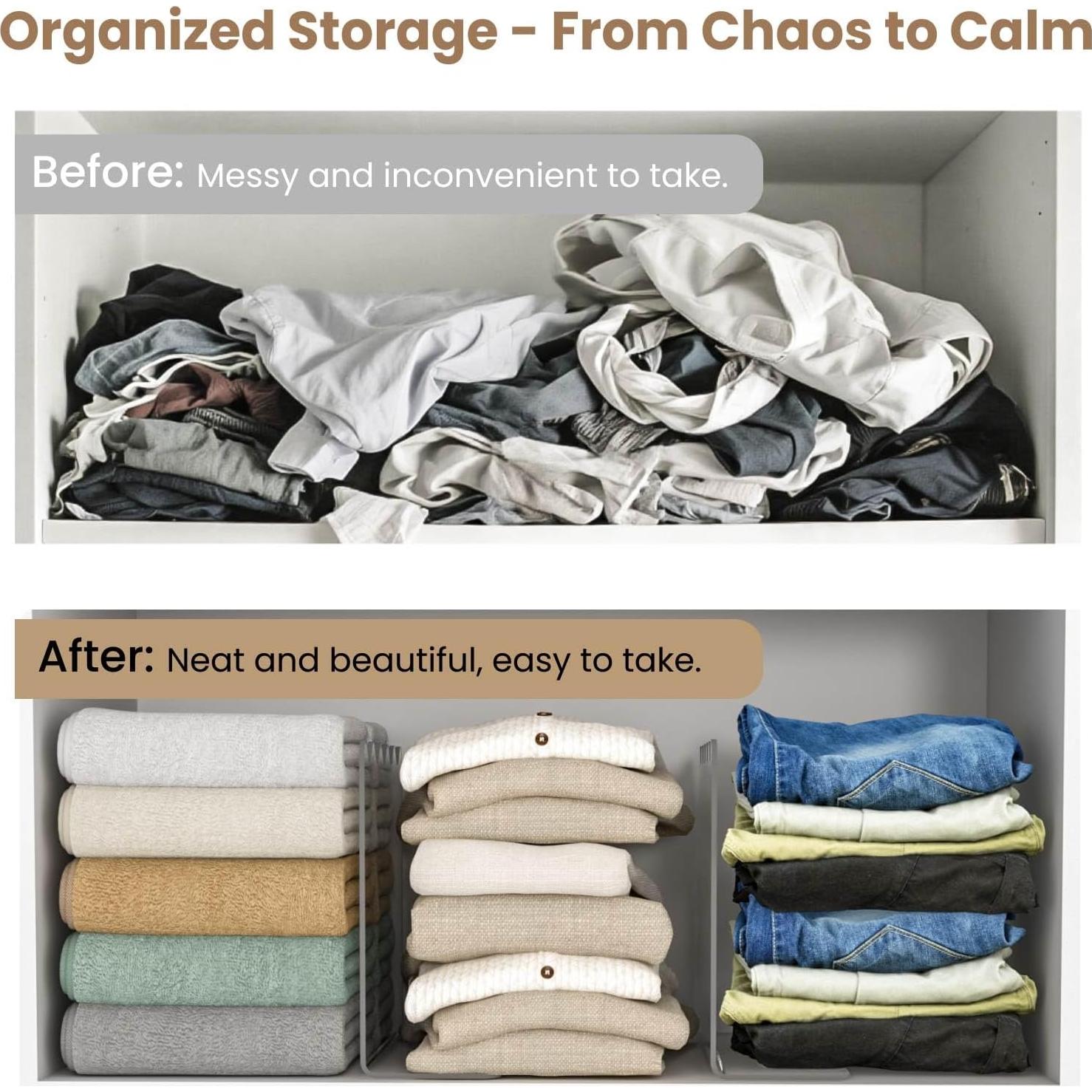 Divisores de Estantería OKPOW 25.4x30.5cm - Paquete de 12