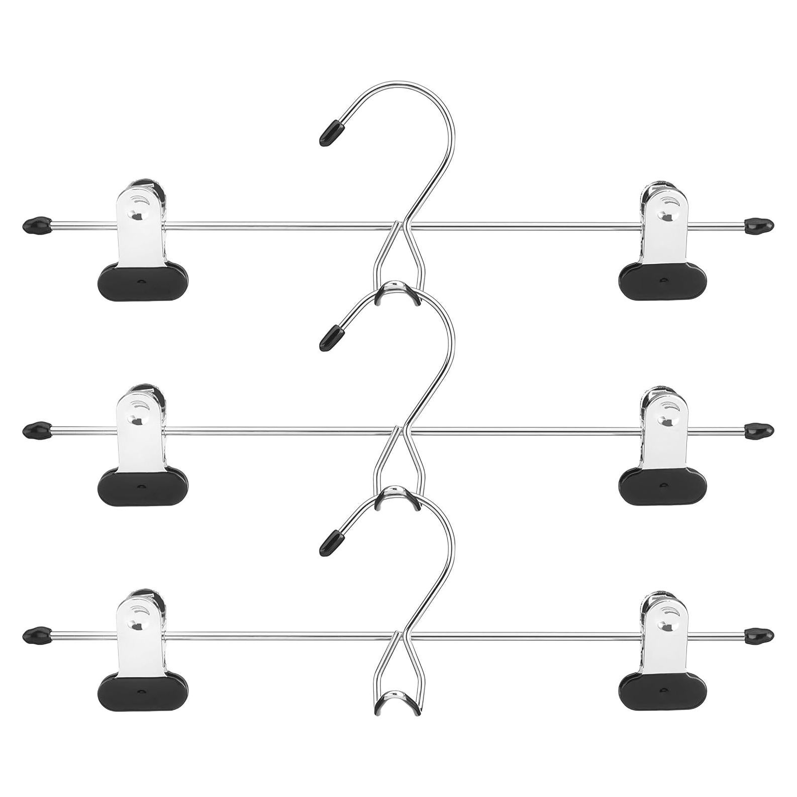 Perchas para Faldas y Pantalones Whitmor Deluxe Set de 3