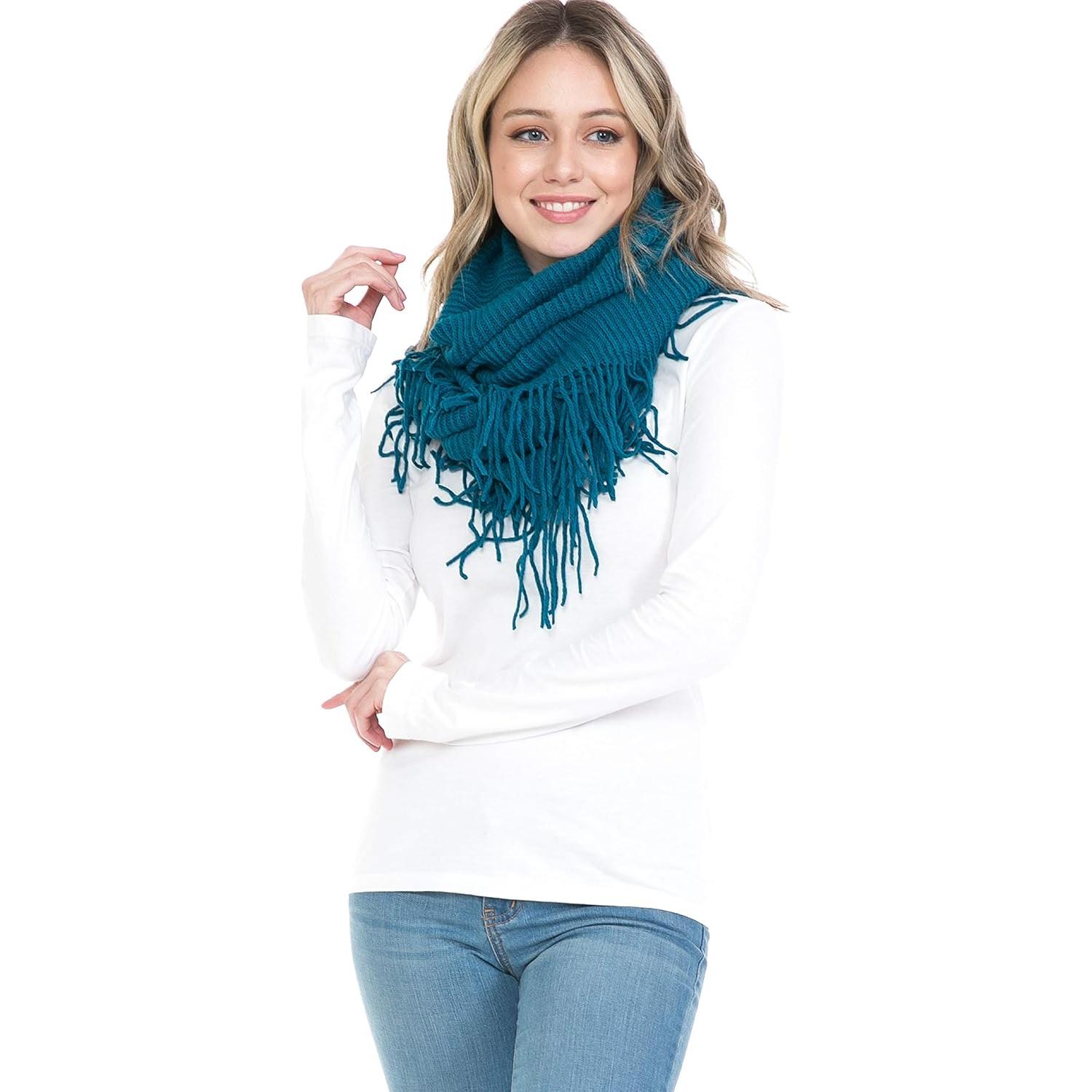 Bufanda Infinita de Otoño Invierno para Mujeres - Cuadros