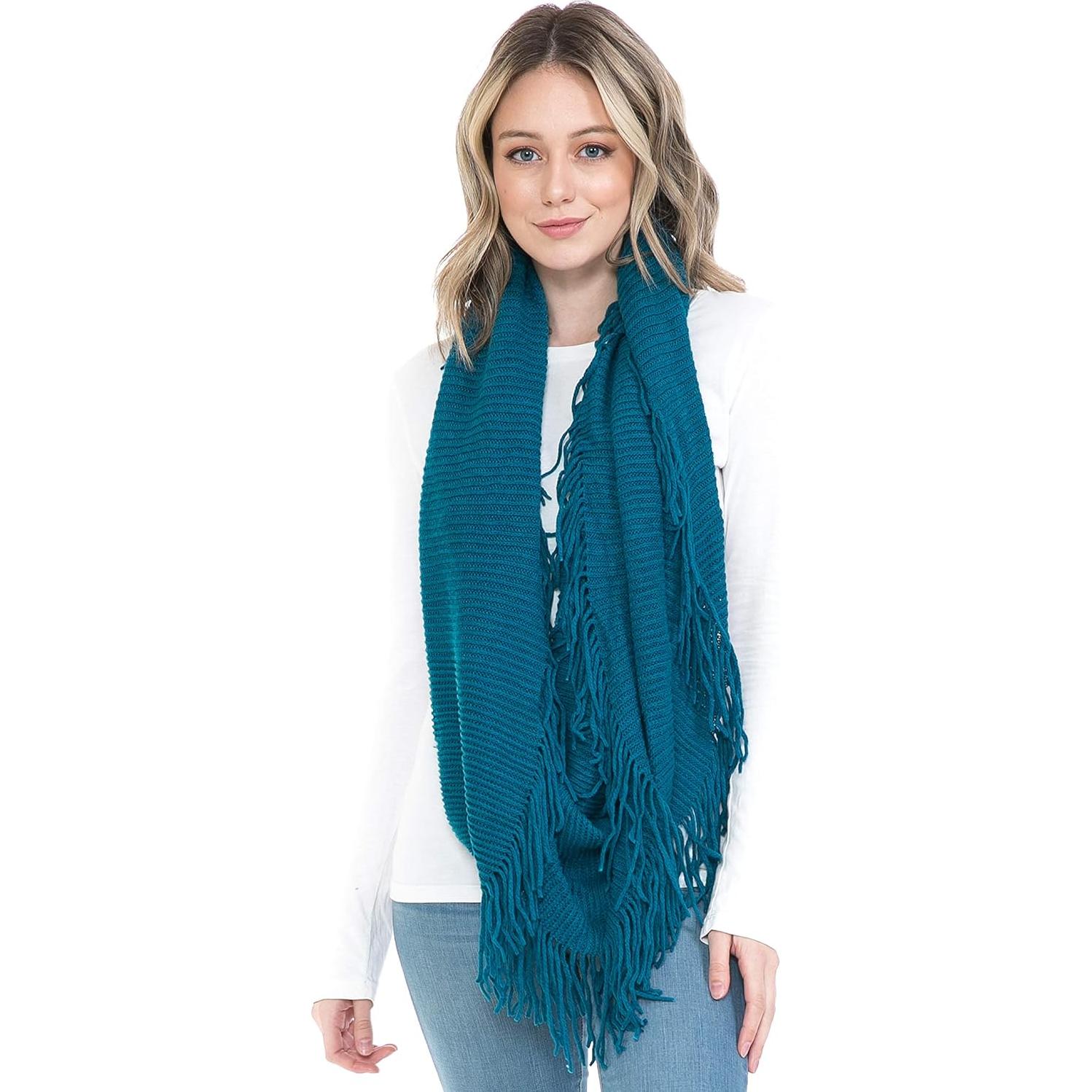 Bufanda Infinita de Otoño Invierno para Mujeres - Cuadros