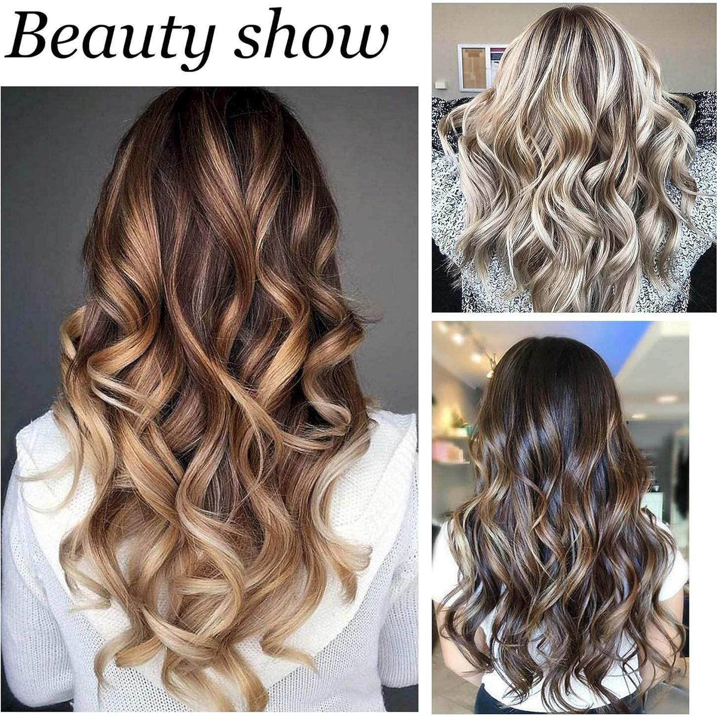 Rulos de Espuma Aimin para Cabello Largo - 20 Piezas Negros