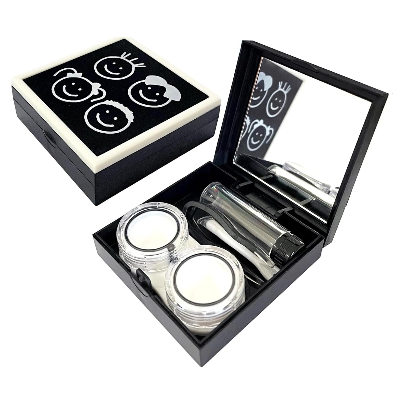 Kit de Estuche para Lentes de Contacto L-Smile Negro 5 en 1