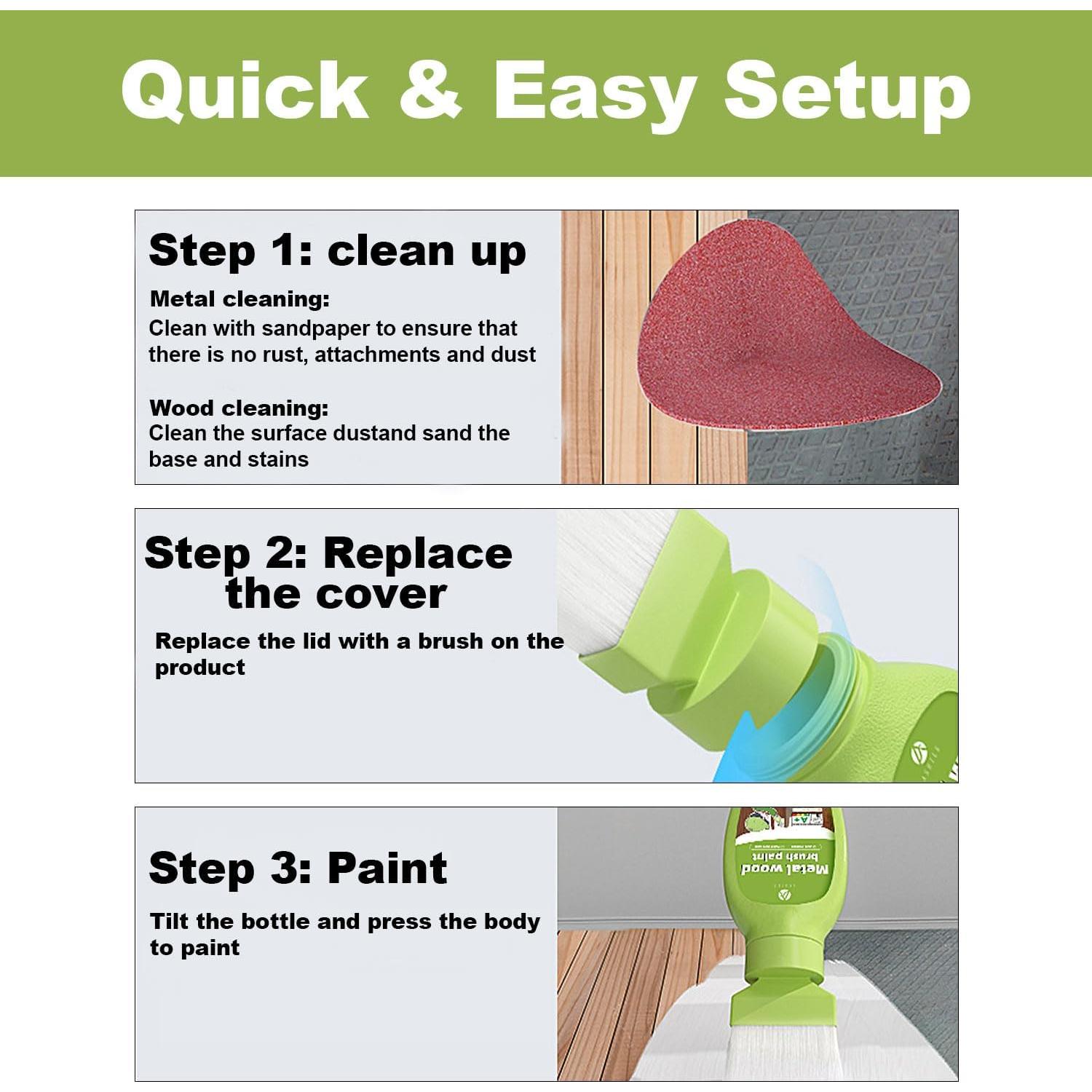 Pintura para Madera Anirun 503.5 ml Negro Brillante