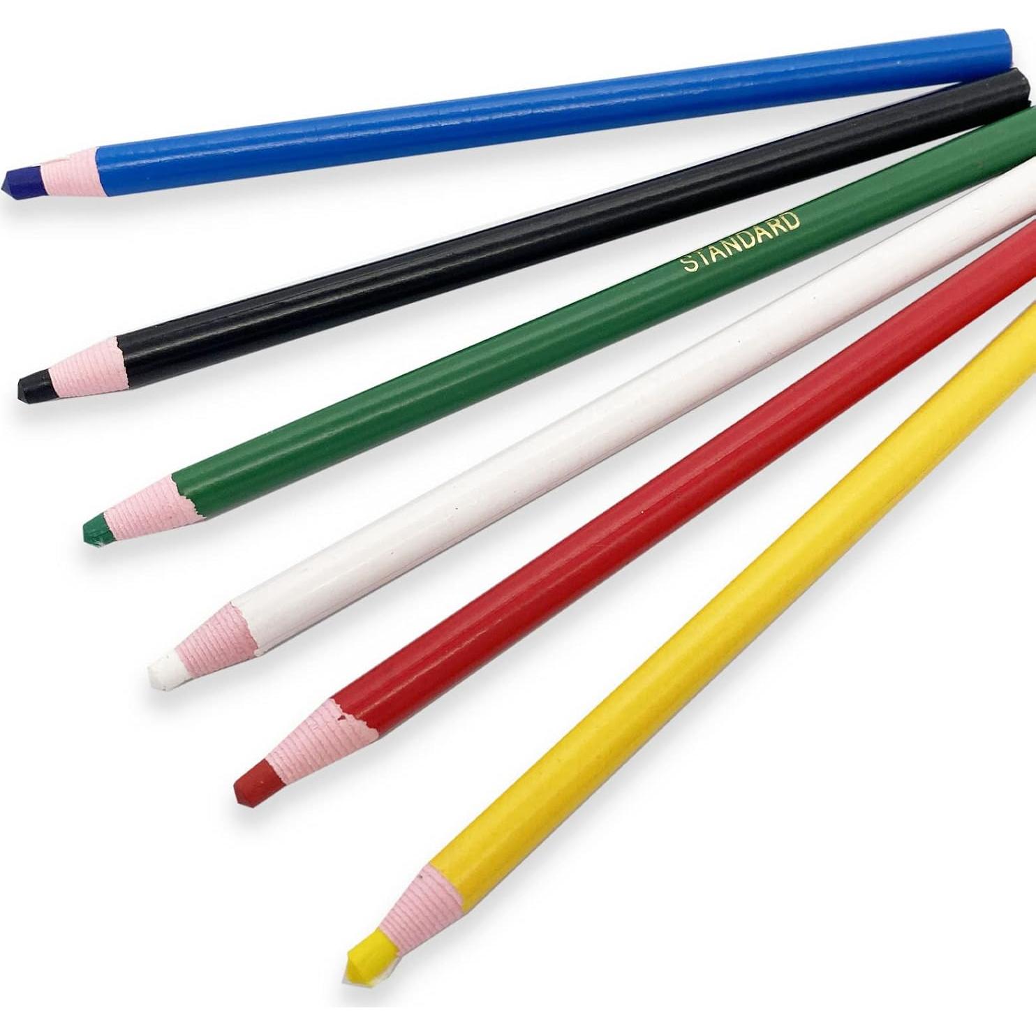 Lápices de Costura Borrables 6 Pcs YOLIKO - Colores Variados