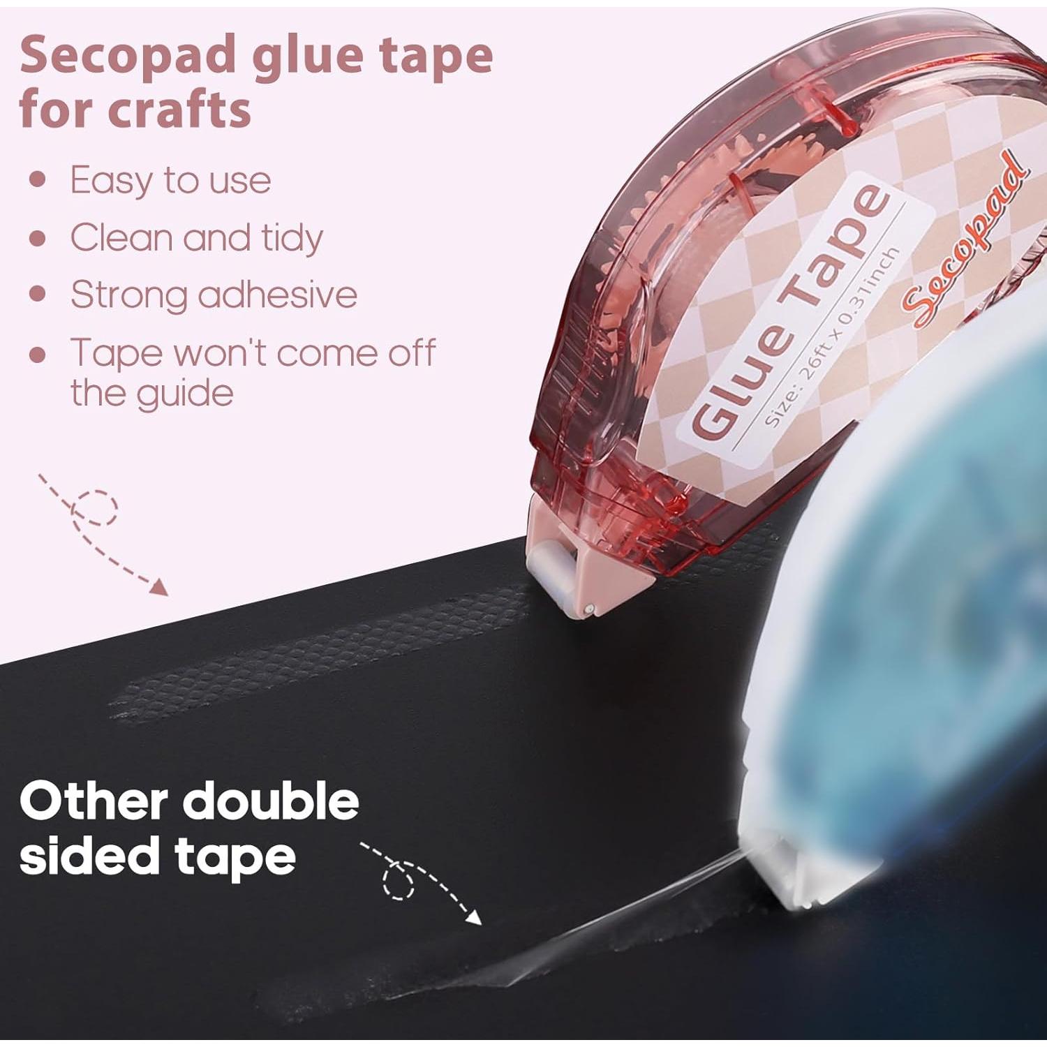 Cinta Doble Cara Secopad - Paquete de 4 Rollos 0.76 cm x 7.92 m