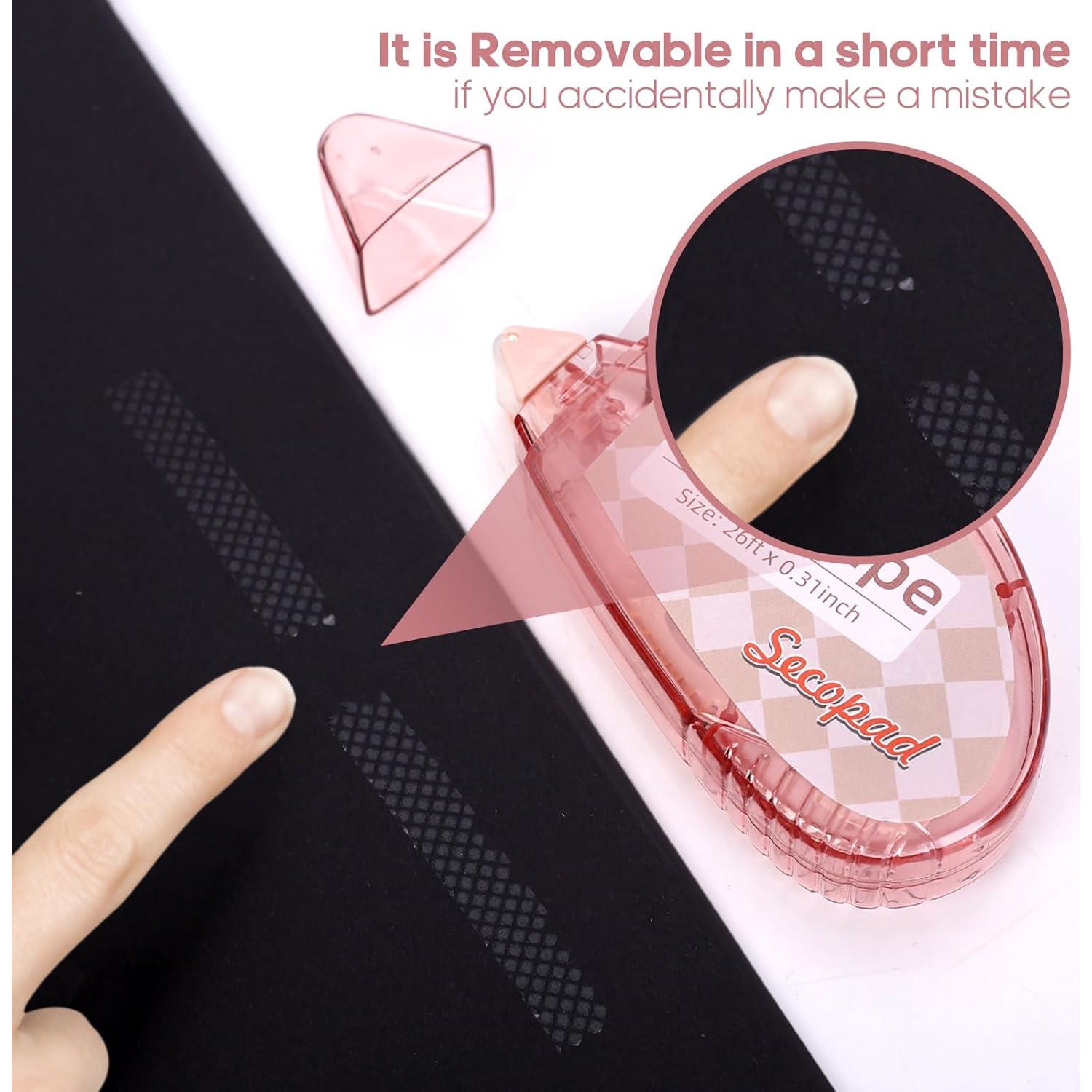 Cinta Doble Cara Secopad - Paquete de 4 Rollos 0.76 cm x 7.92 m