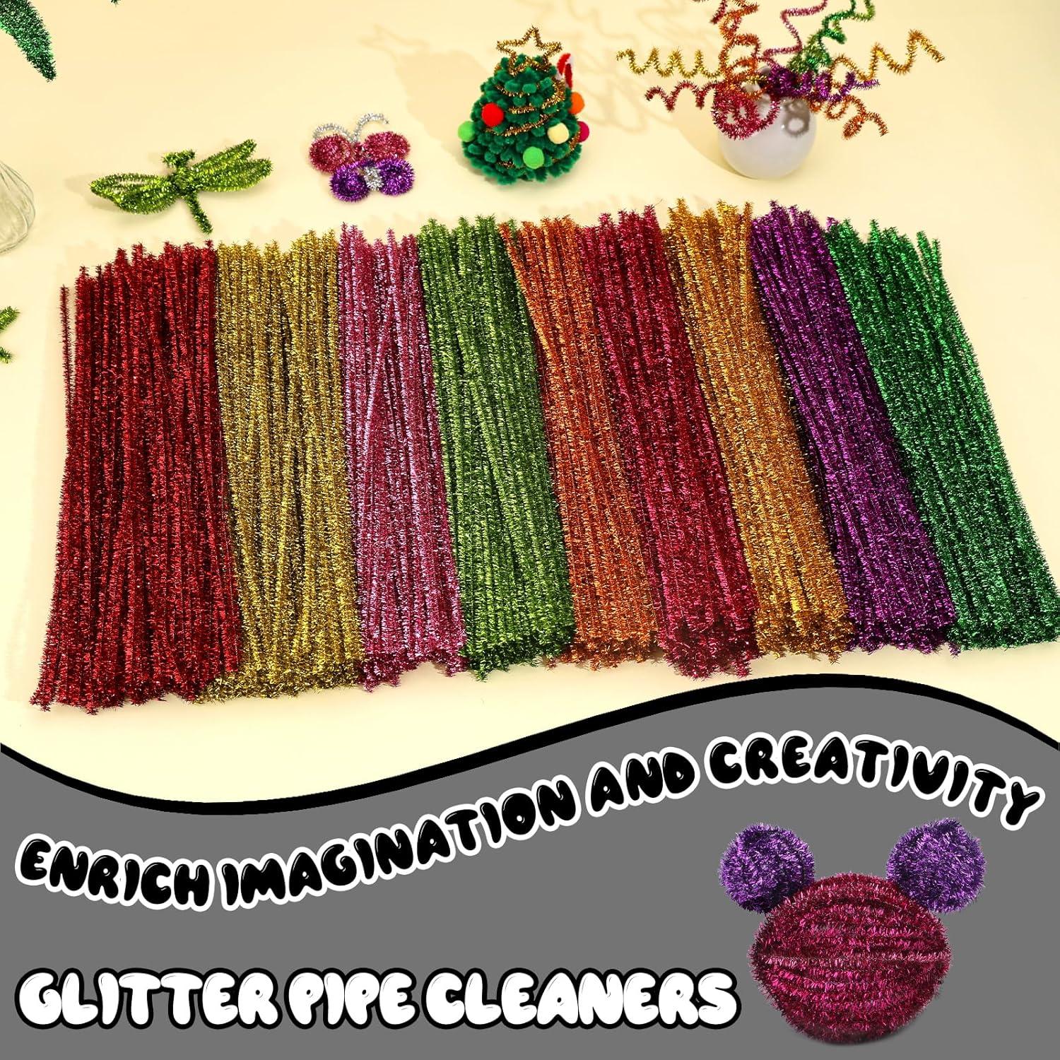 Limpiapipas Coloridos Hssugi 100PCS Manualidades Navidad