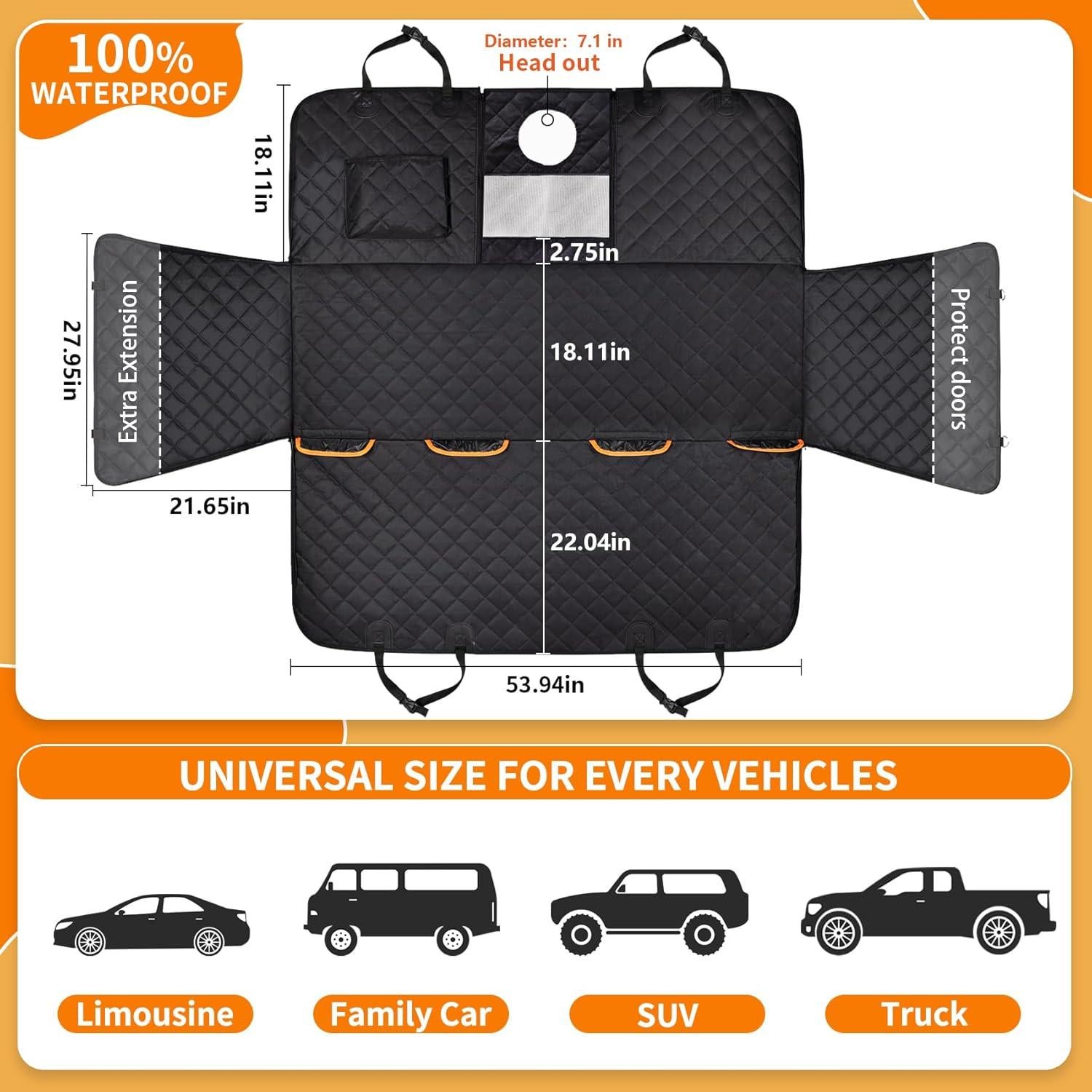 Funda de Asiento para Perro Famstar 137x147cm Impermeable