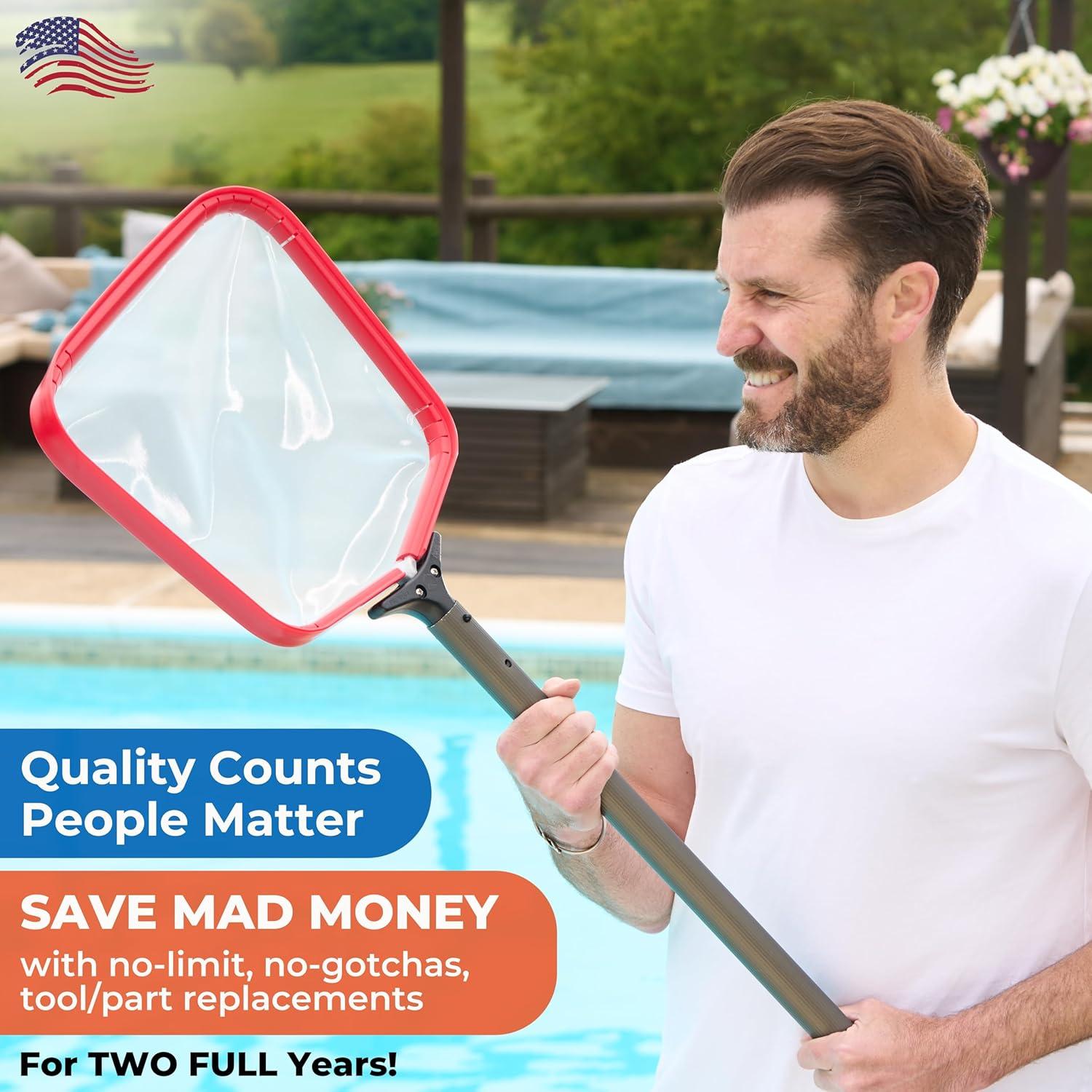 Red Skimmer de Piscina ProTuff 33 cm - 2 Años Garantía