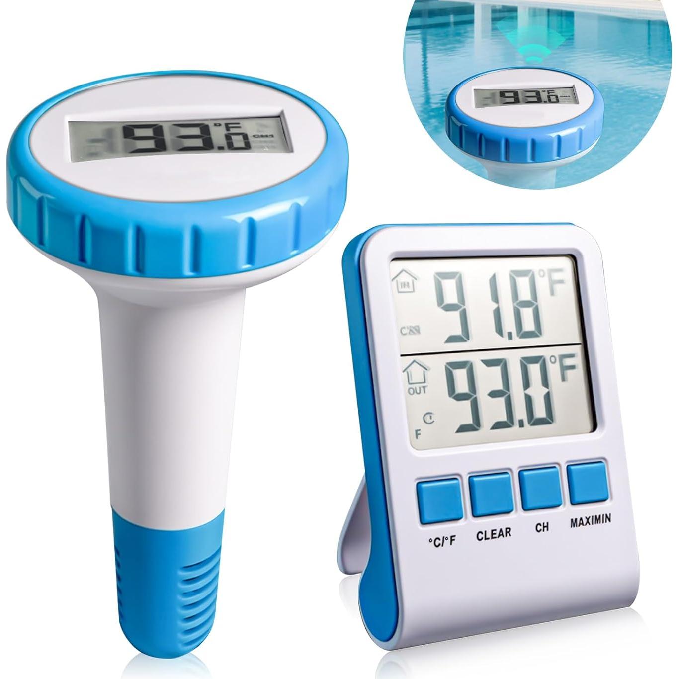 Termómetro Digital Flotante Efeng para Piscina IPX8 15.8x10cm