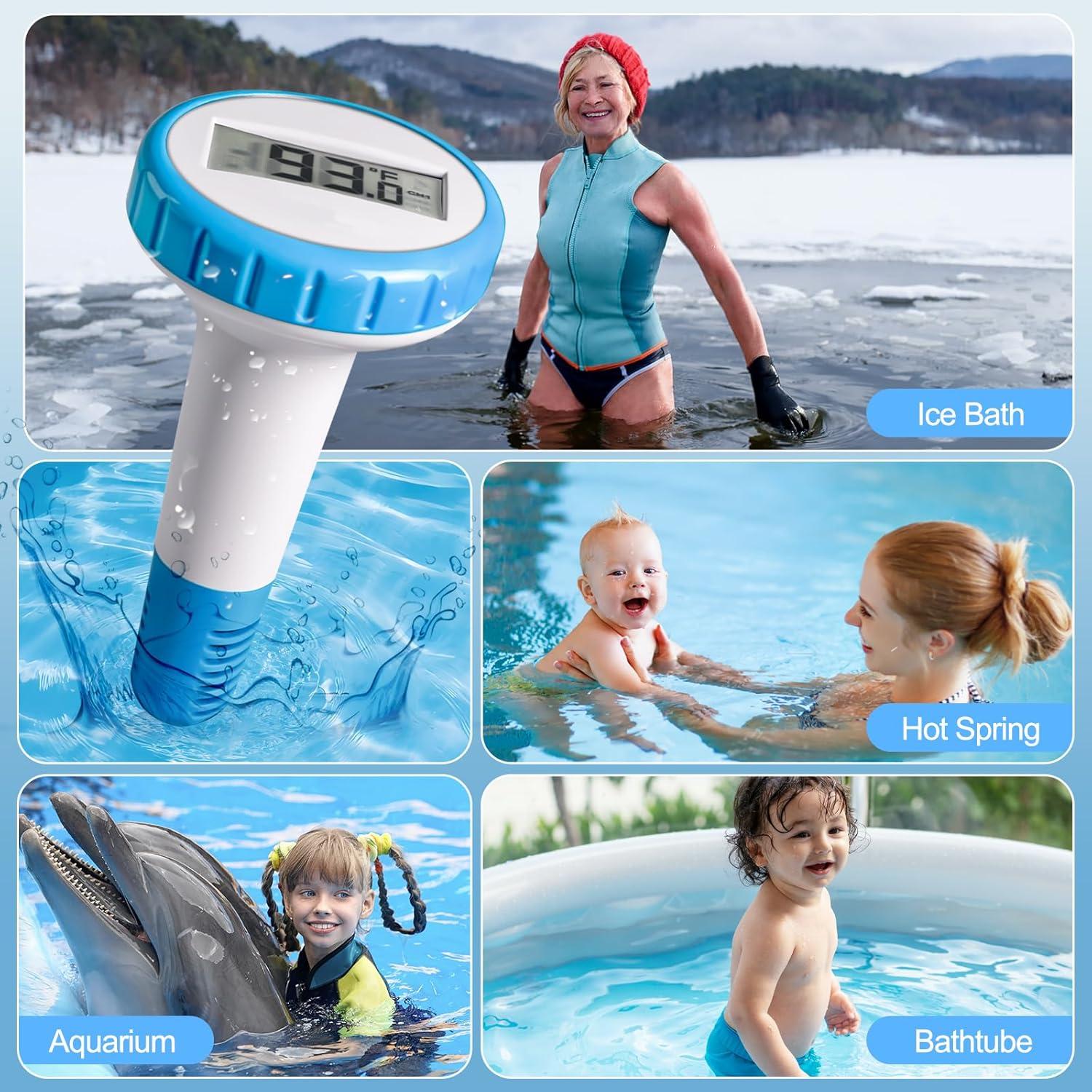 Termómetro Digital Flotante Efeng para Piscina IPX8 15.8x10cm