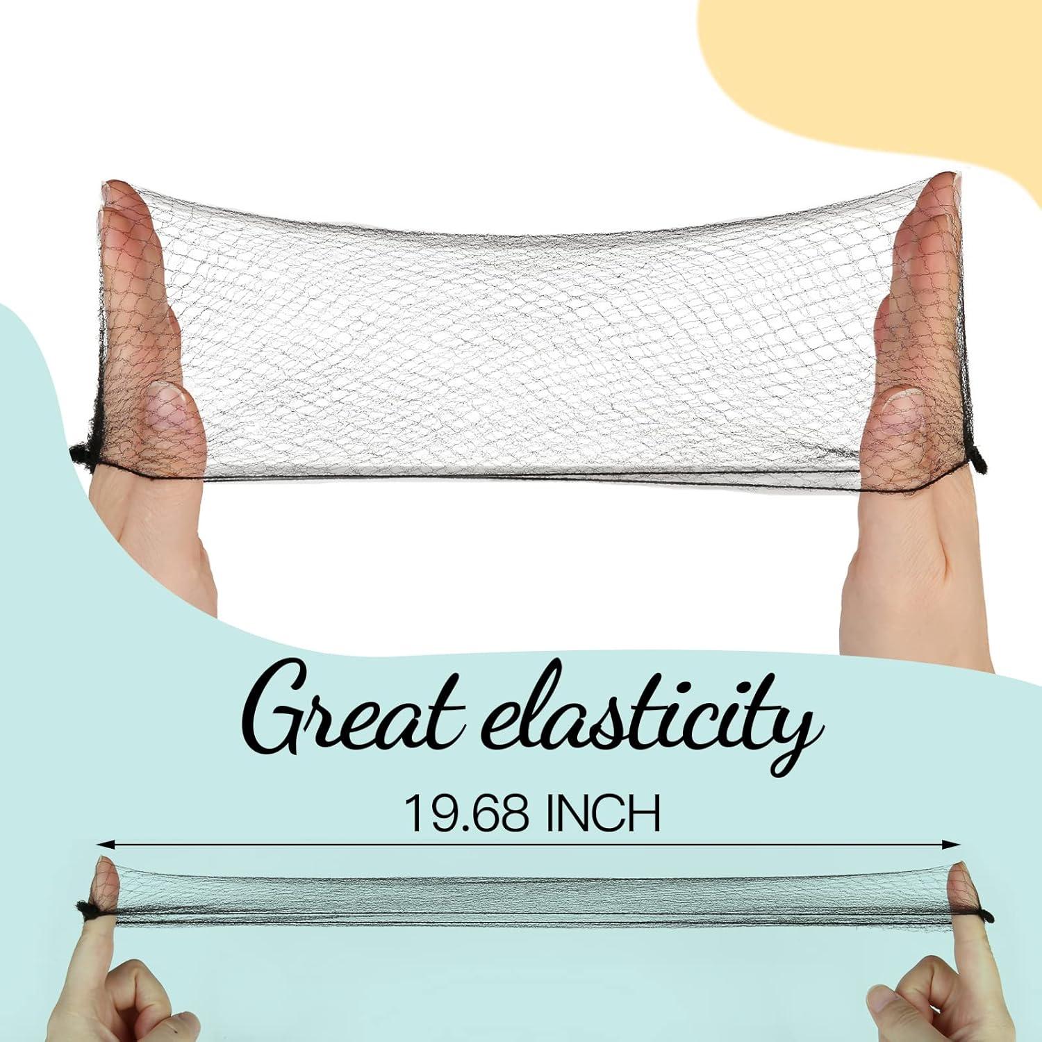 Juego de Redes para el Cabello FANDAMEI - 20 Unidades Invisibles y 40 Pasadores