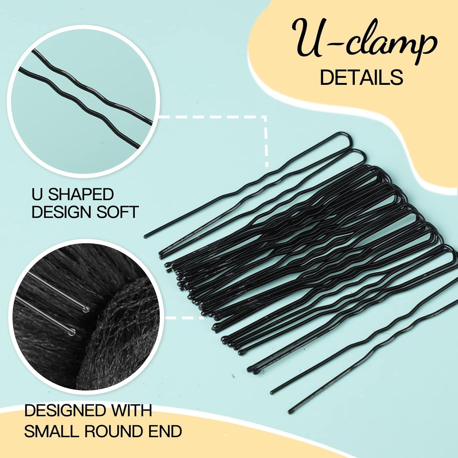 Juego de Redes para el Cabello FANDAMEI - 20 Unidades Invisibles y 40 Pasadores