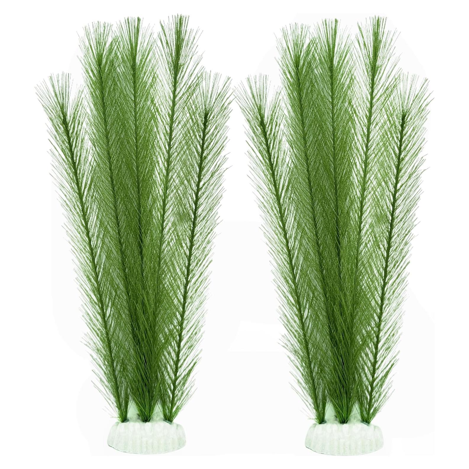 Plantas de Acuario M2cbridge - 2 Piezas de 30.48 cm Verde