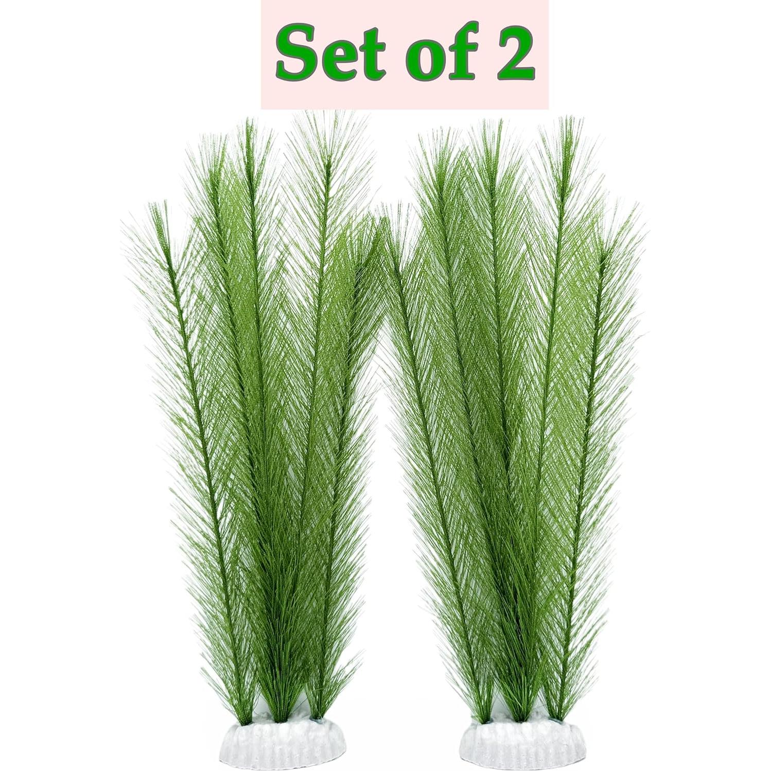 Plantas de Acuario M2cbridge - 2 Piezas de 30.48 cm Verde