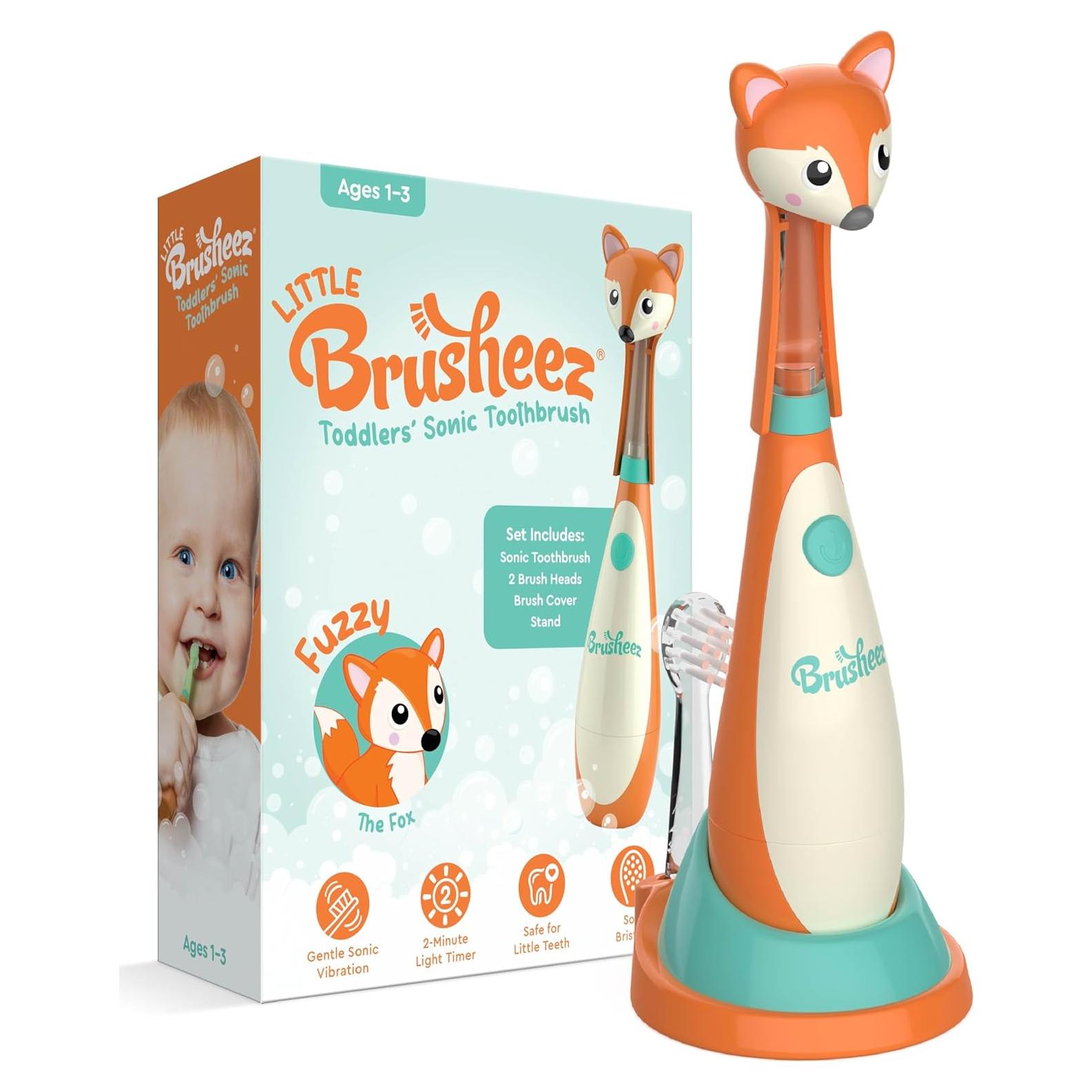 Cepillo de Dientes Sonic Brusheez Fuzzy The Fox 1-3 Años