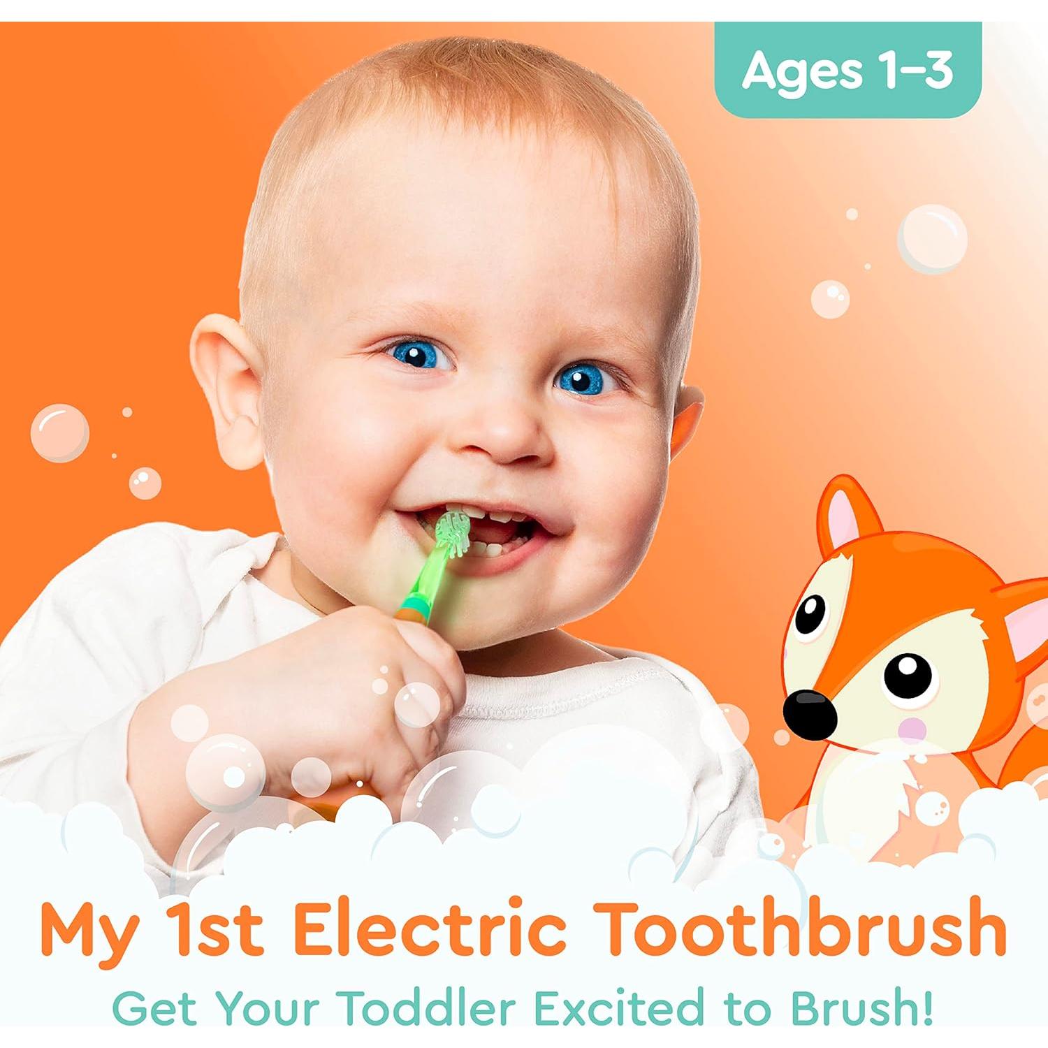 Cepillo de Dientes Sonic Brusheez Fuzzy The Fox 1-3 Años