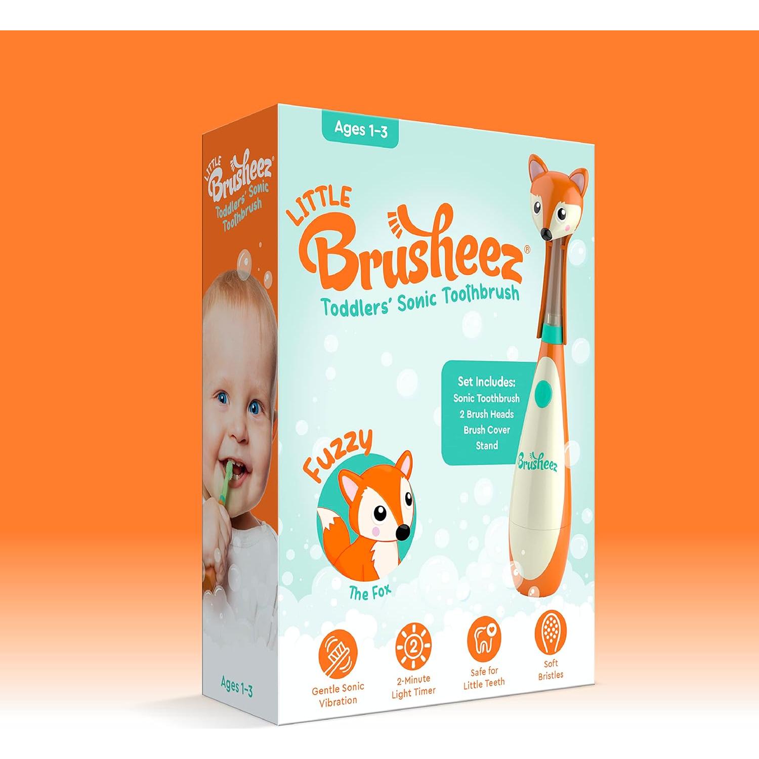 Cepillo de Dientes Sonic Brusheez Fuzzy The Fox 1-3 Años