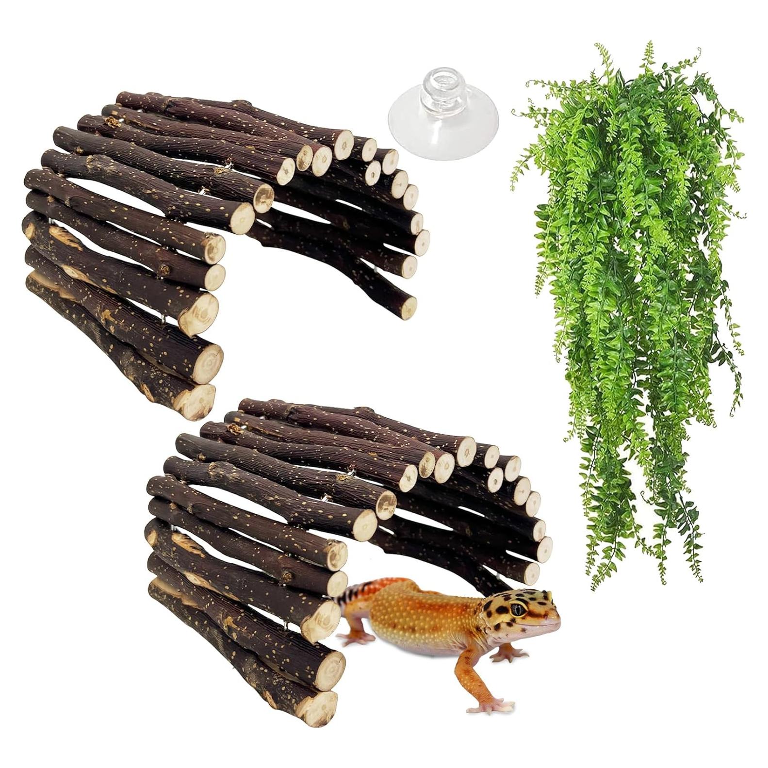 Escondite de Madera para Reptiles Hamiledyi 30x15 cm