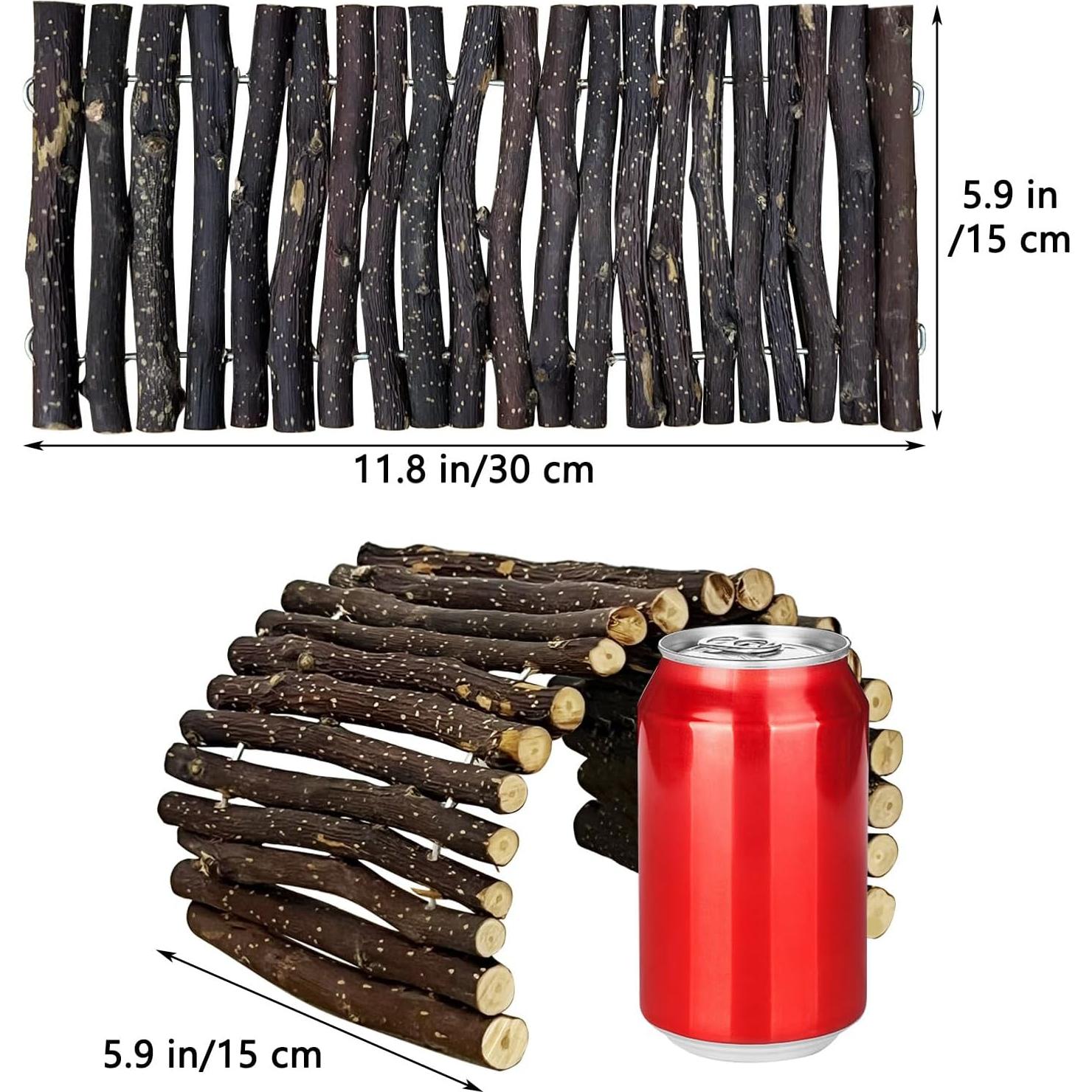 Escondite de Madera para Reptiles Hamiledyi 30x15 cm