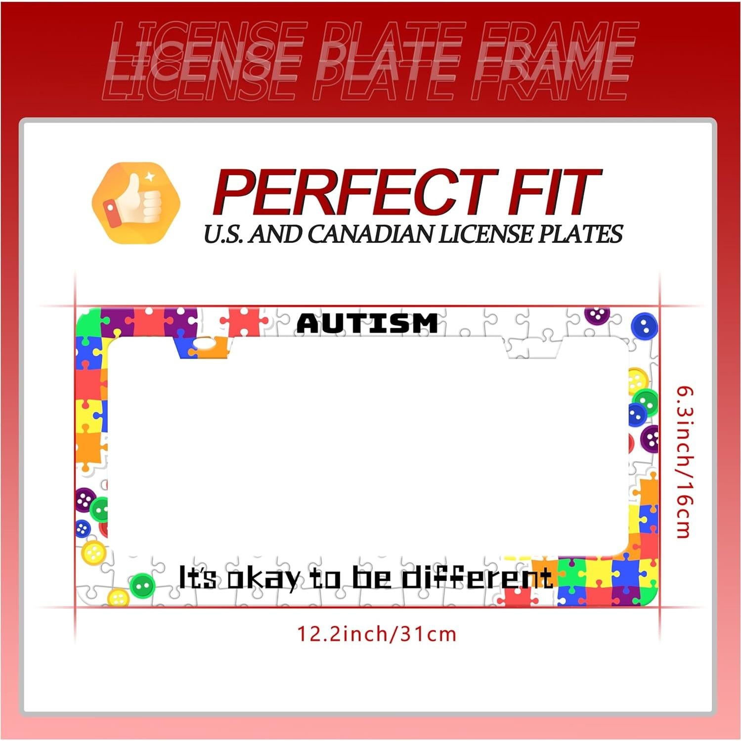 Marco de Placa de Licencia Acero Inoxidable UNINDREM 31x16 cm