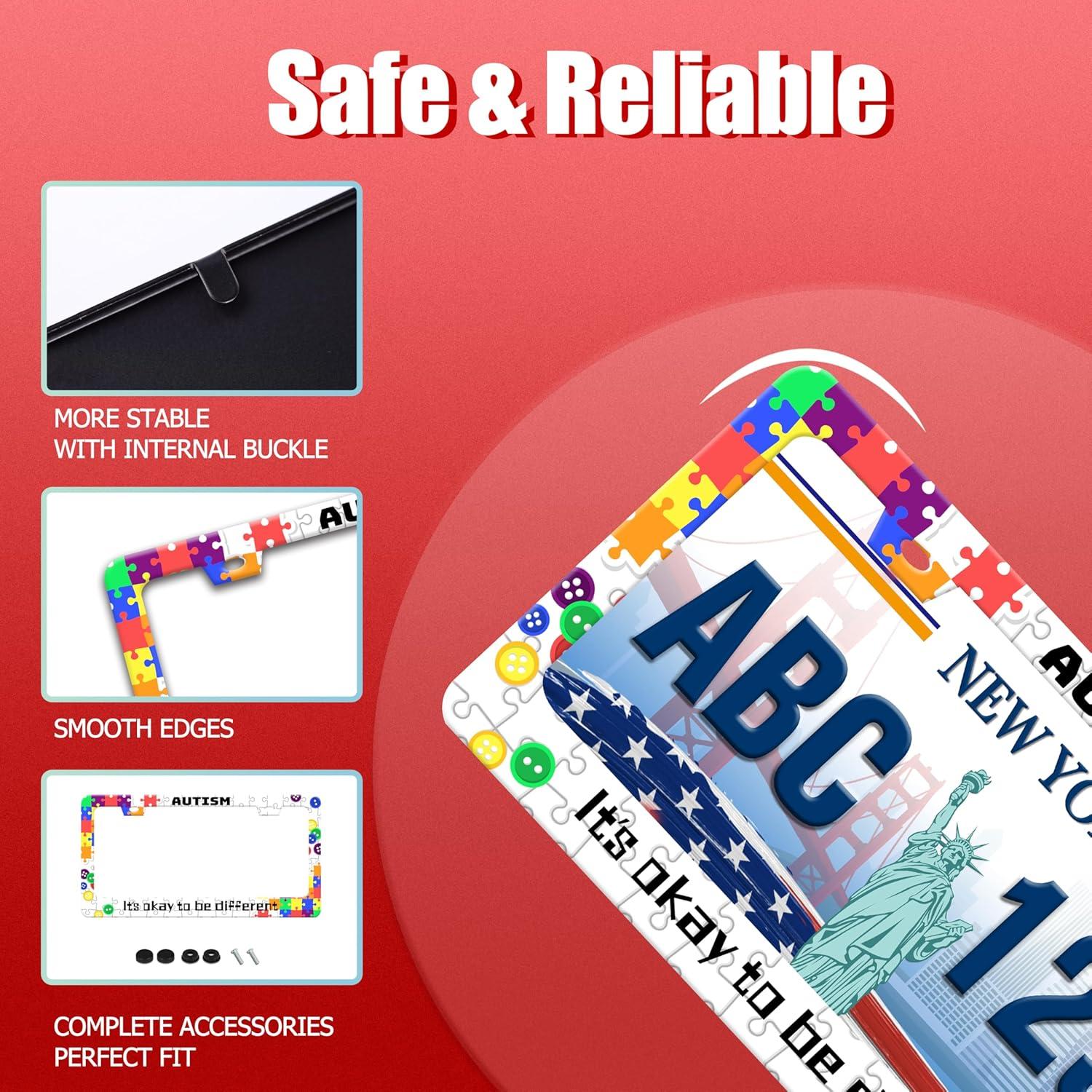 Marco de Placa de Licencia Acero Inoxidable UNINDREM 31x16 cm