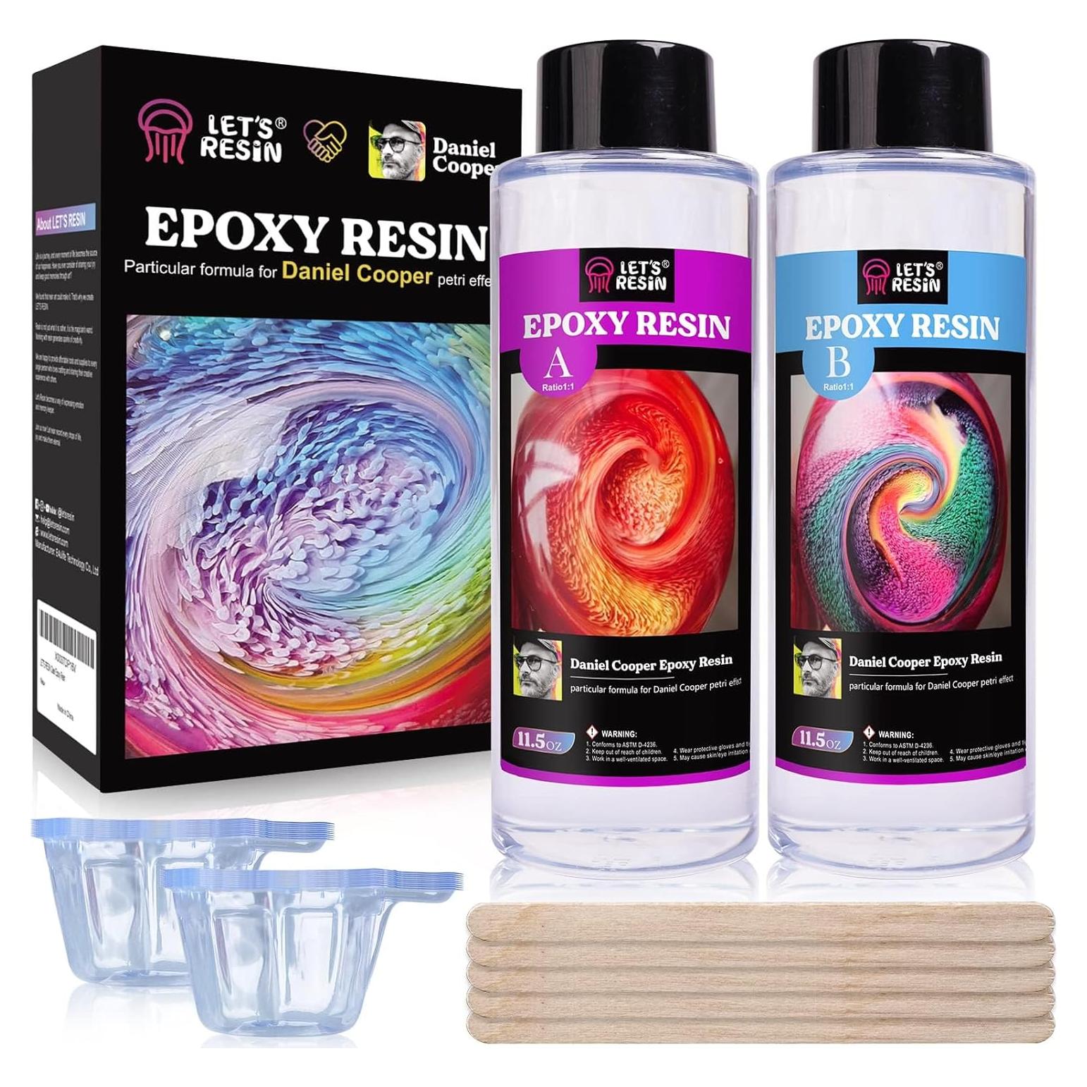 Kit de Resina Epóxica LET'S RESIN 680ml para Manualidades
