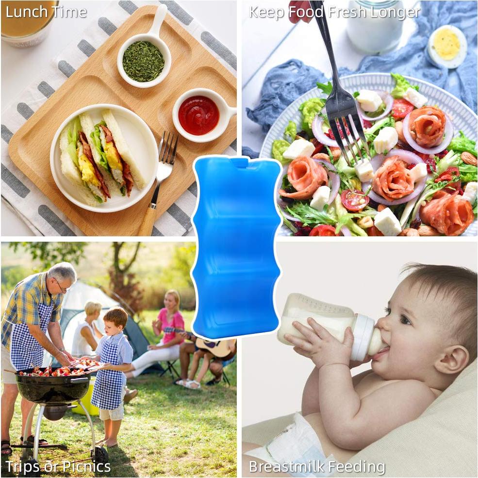 Paquete de Hielo Reutilizable para Leche Materna - Azul