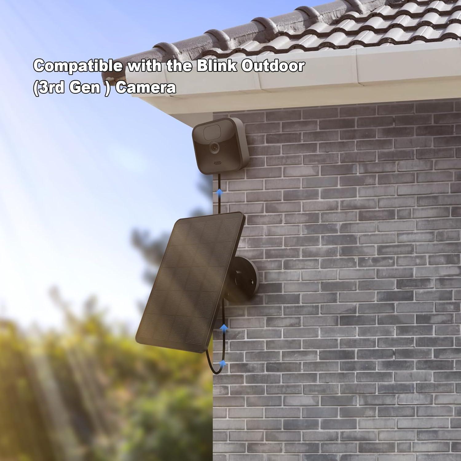 Panel Solar 4W YCTechCam para Cámara Blink Outdoor 3ra Gen